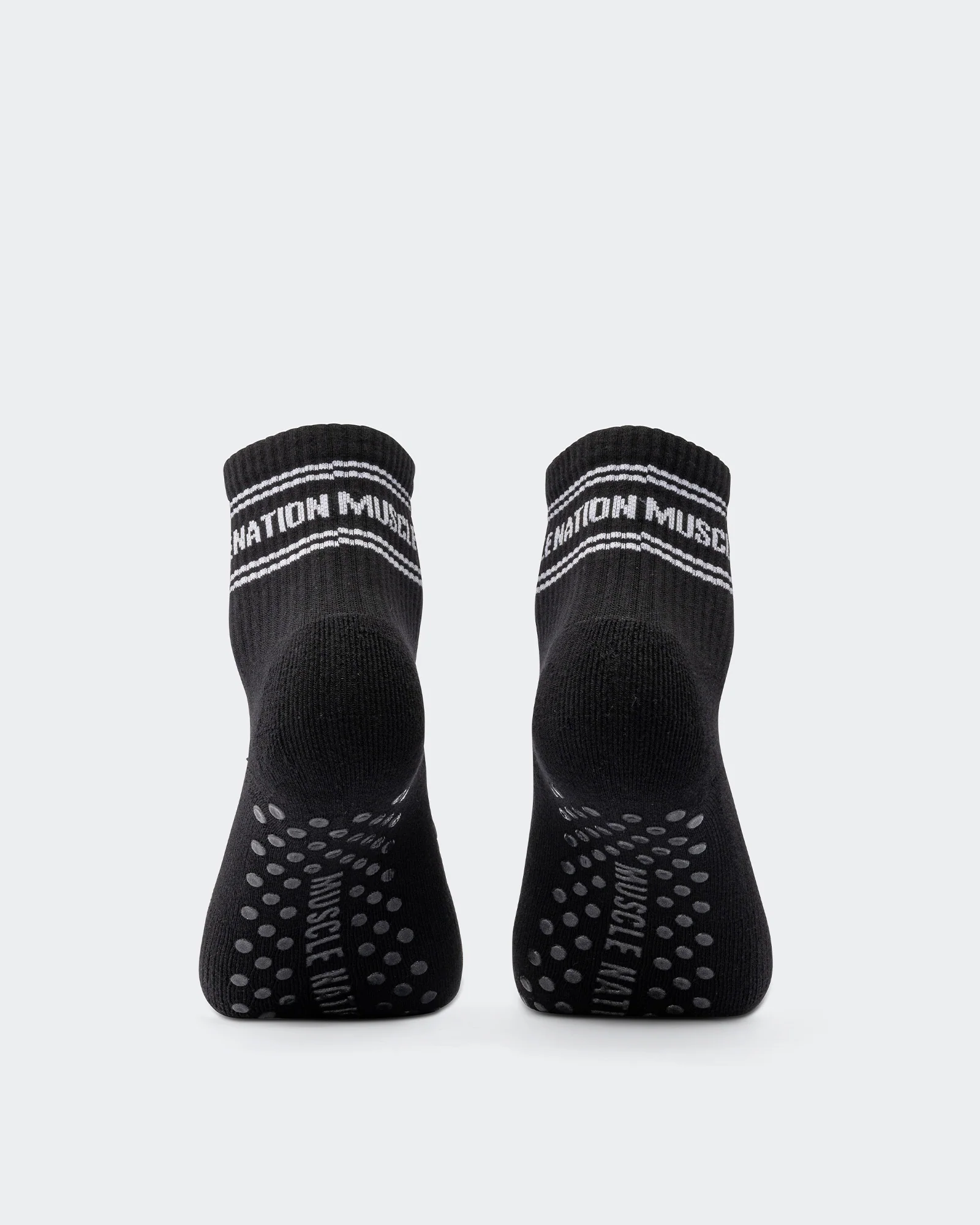 1/4 Crew Grip Sock - 1Pack - Black - Image 5