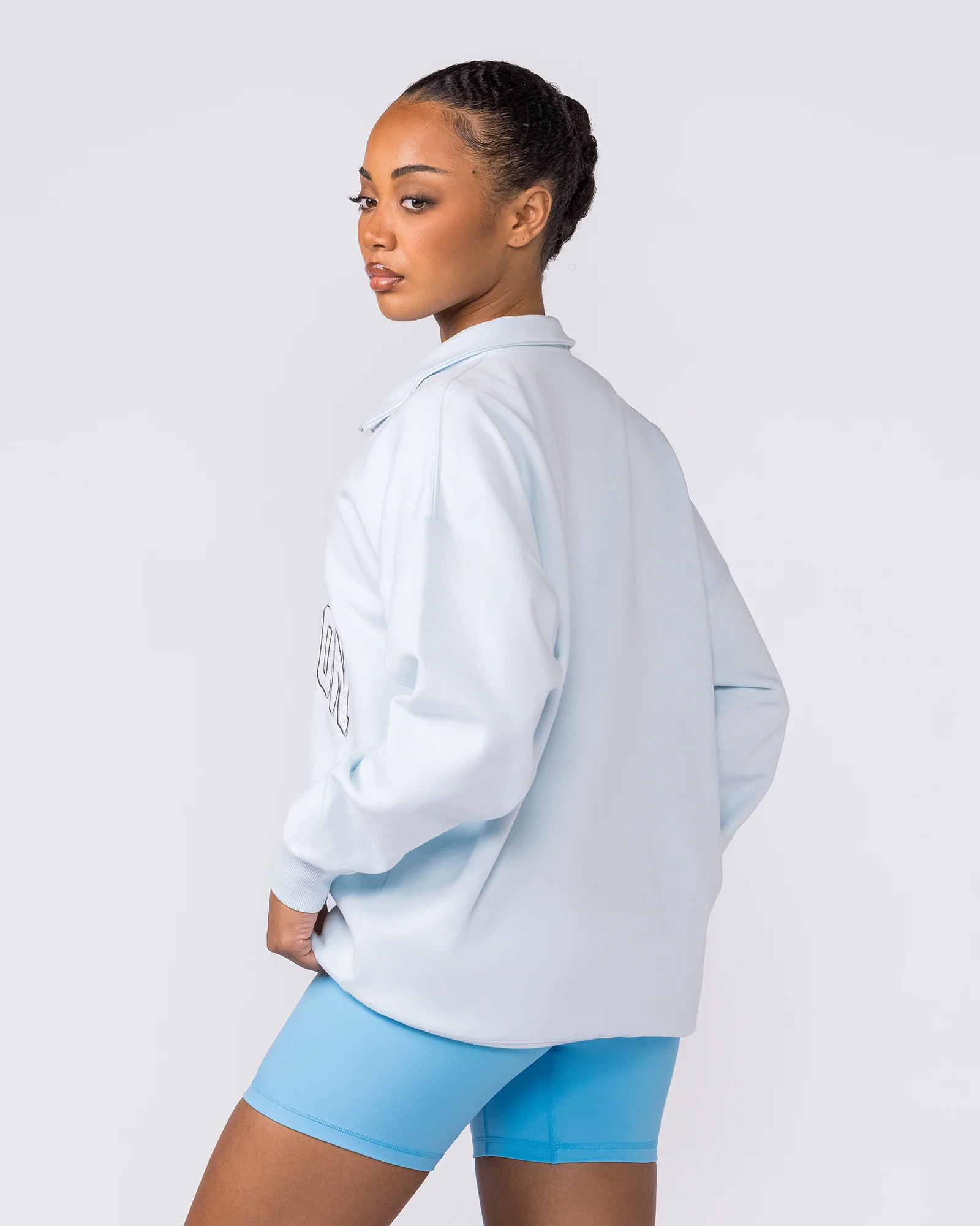 Academy Quarter Zip - Bluebell - Image 3