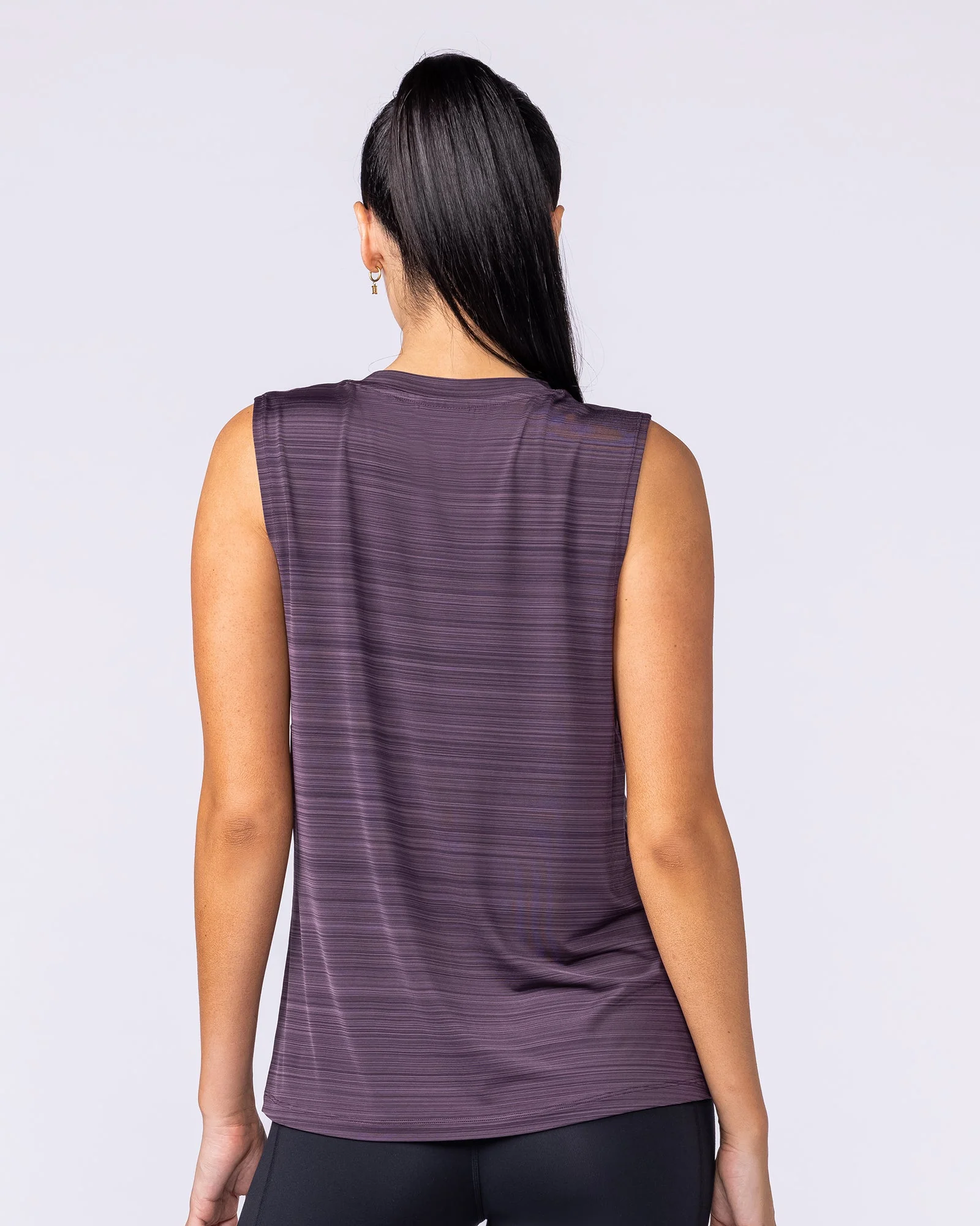 Active Drop Arm Training Tank - Midnight Plum - Image 4