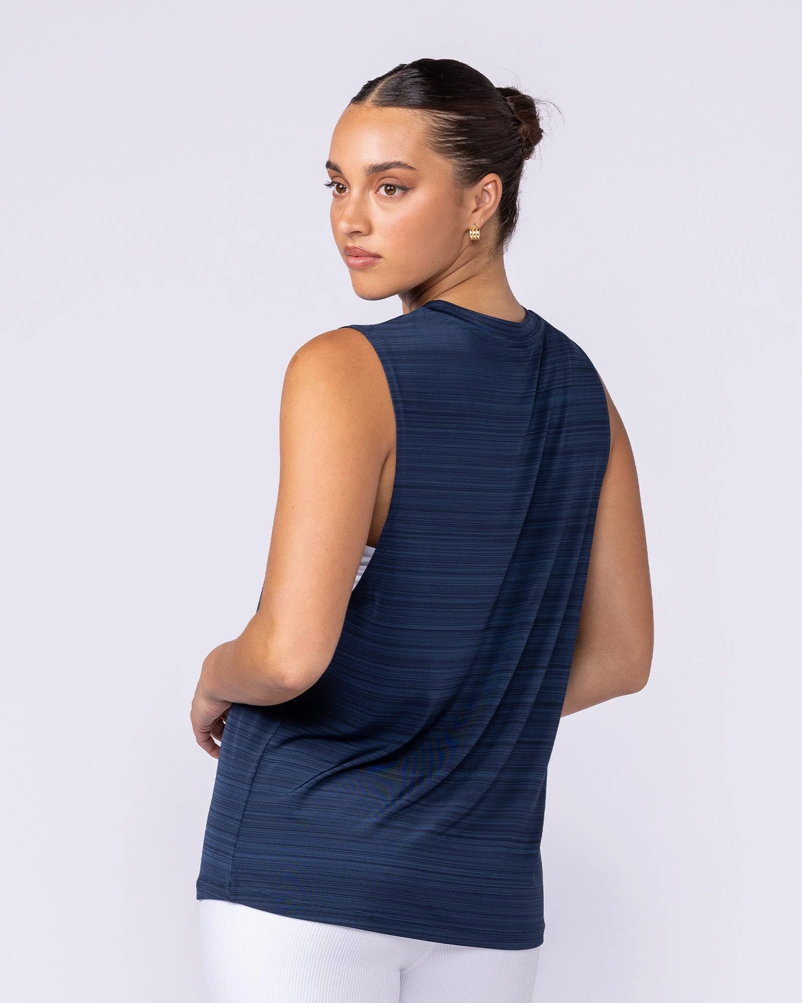 Active Drop Arm Training Tank - Navy - Image 2
