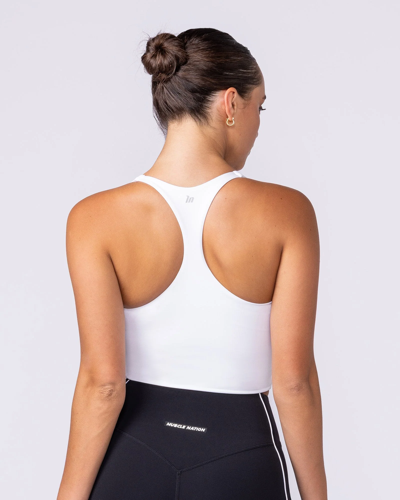 Active Form Cropped Tank - White - Image 4
