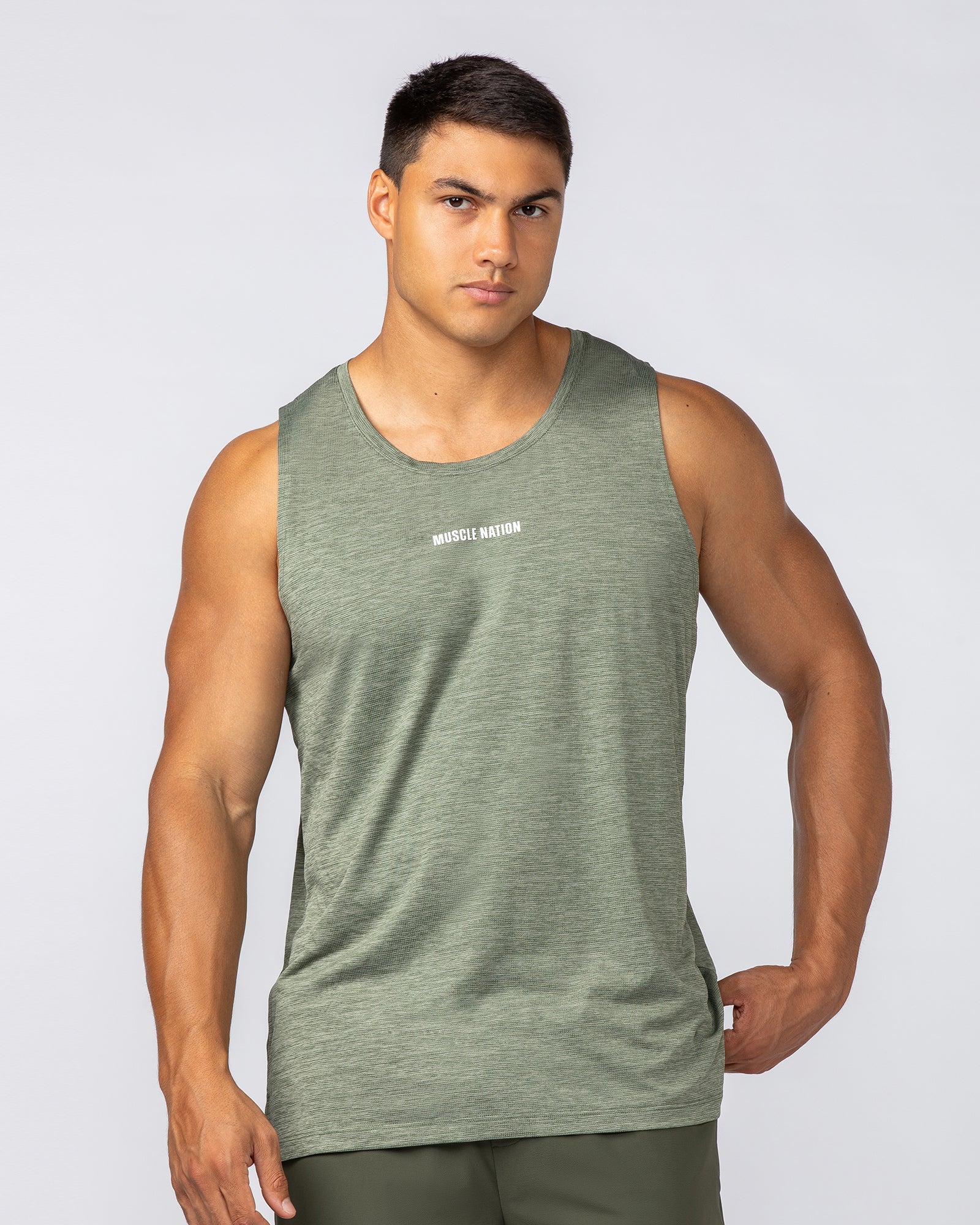 Aero Active Tank - Khaki - Image 3