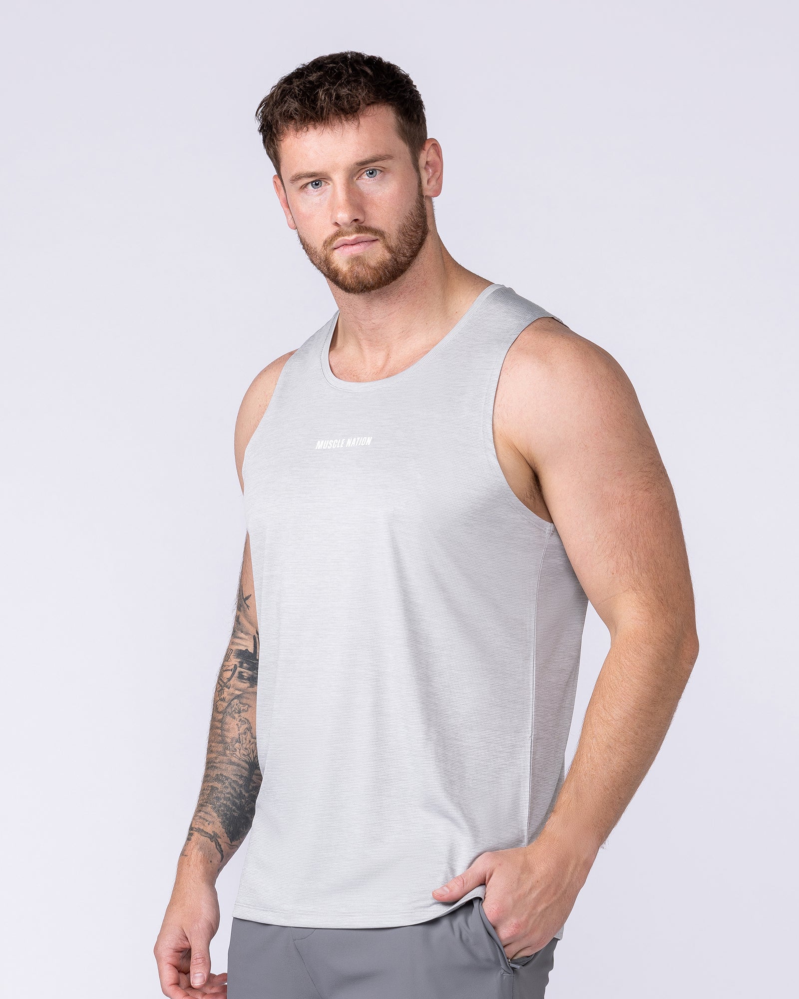 Aero Active Tank - Quiet Grey - Image 4