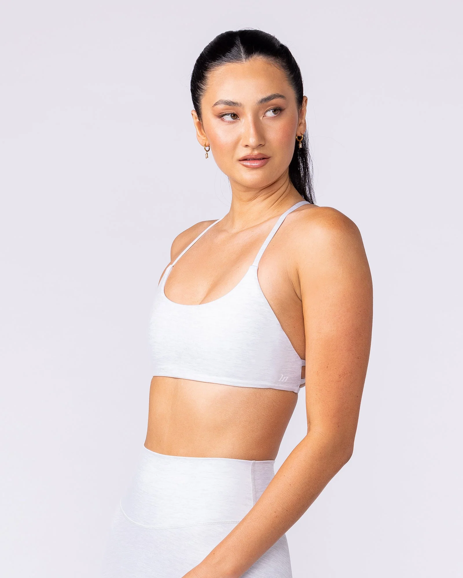 Afterglow Bralette - White Grey Marl - Image 3