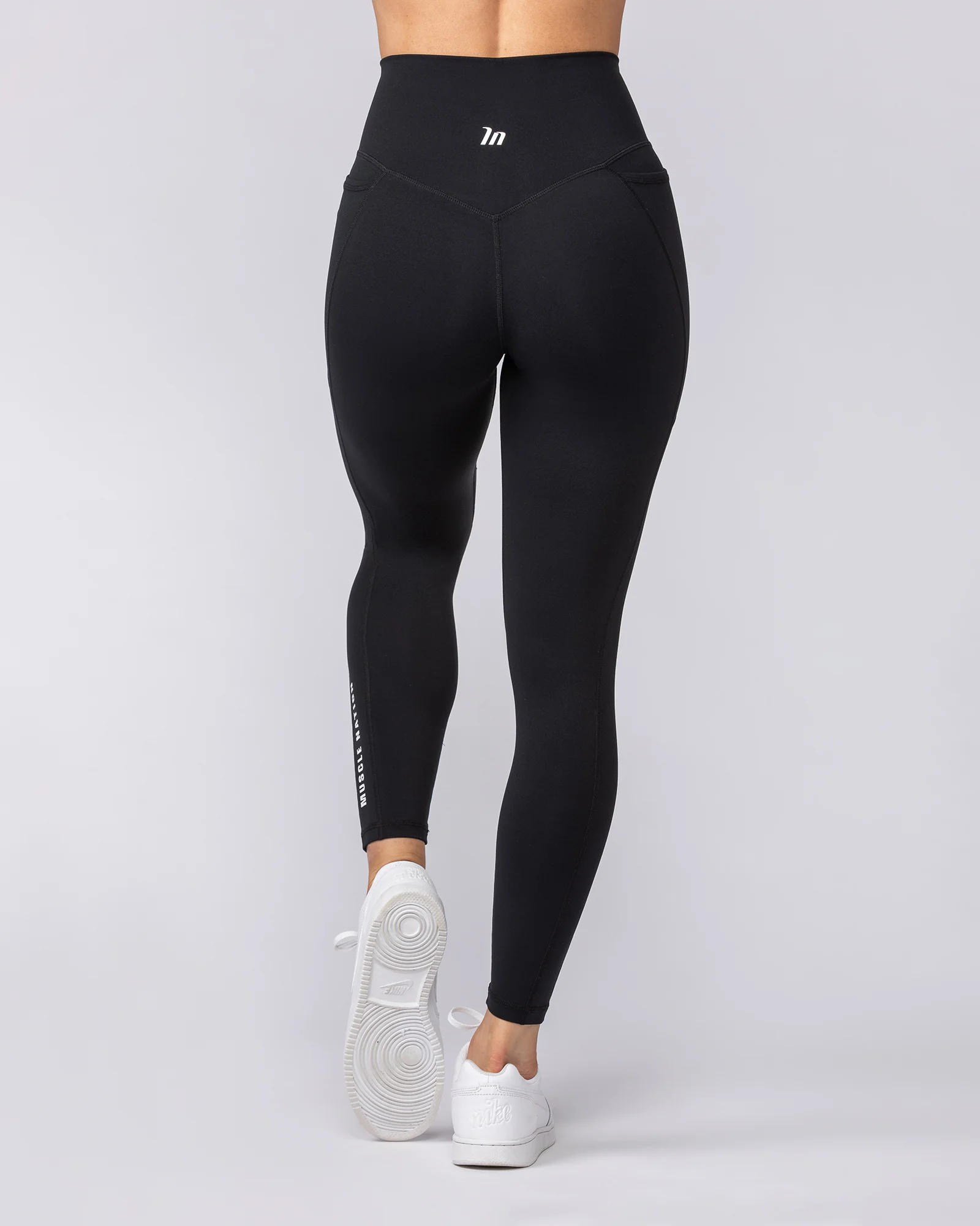 Agility Aura Pocket Ankle Length Leggings - Black - Image 7