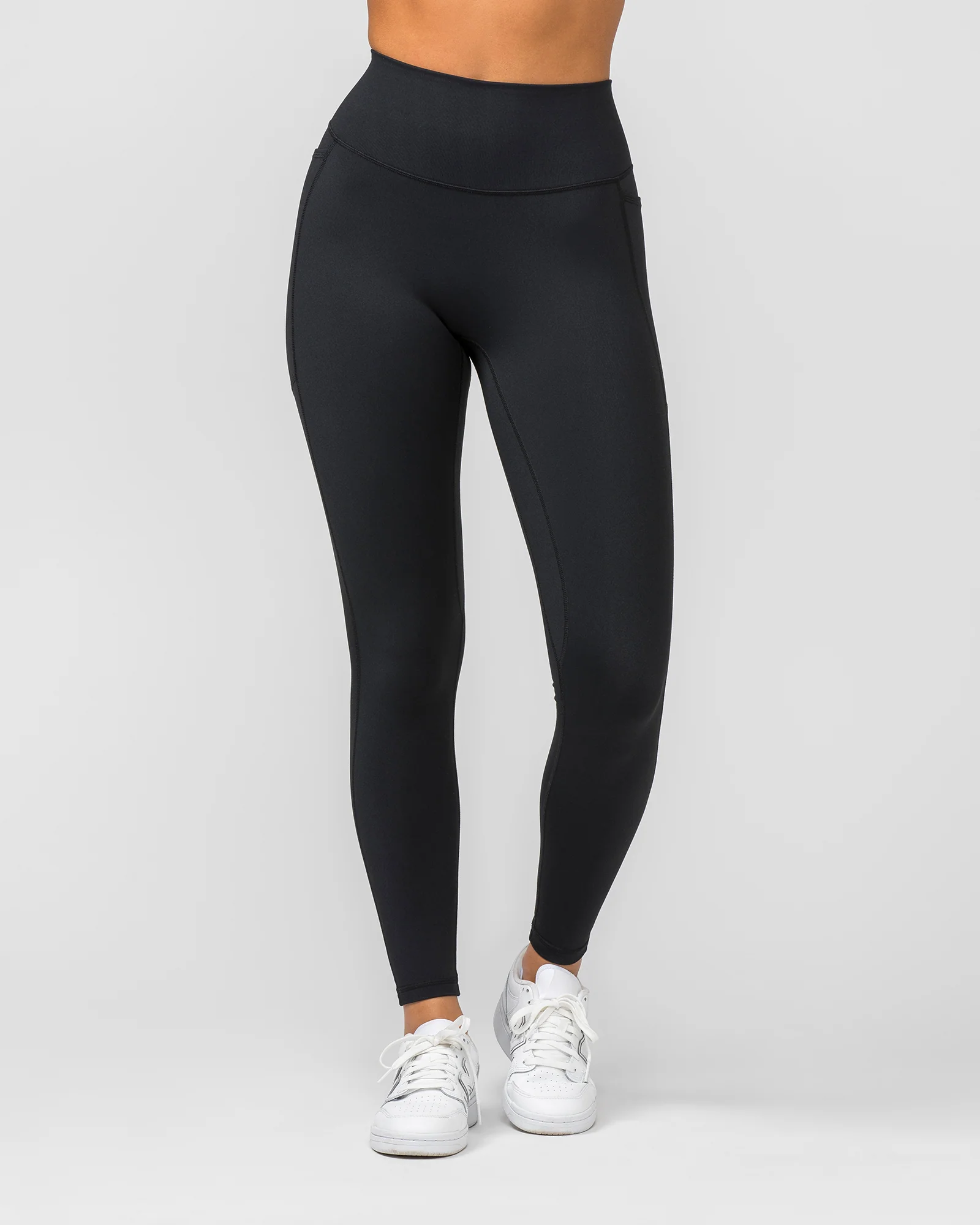 Agility Pocket Ankle Length Leggings - Black - Image 3