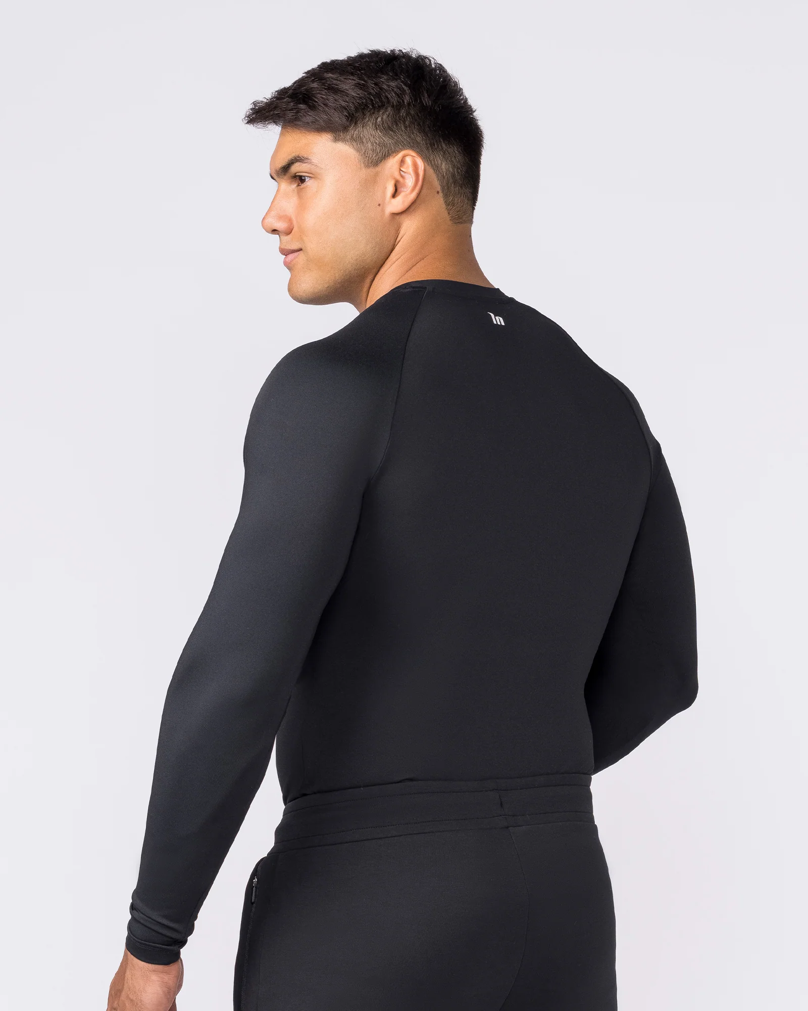 Apex Long Sleeve Tee - Black - Image 2
