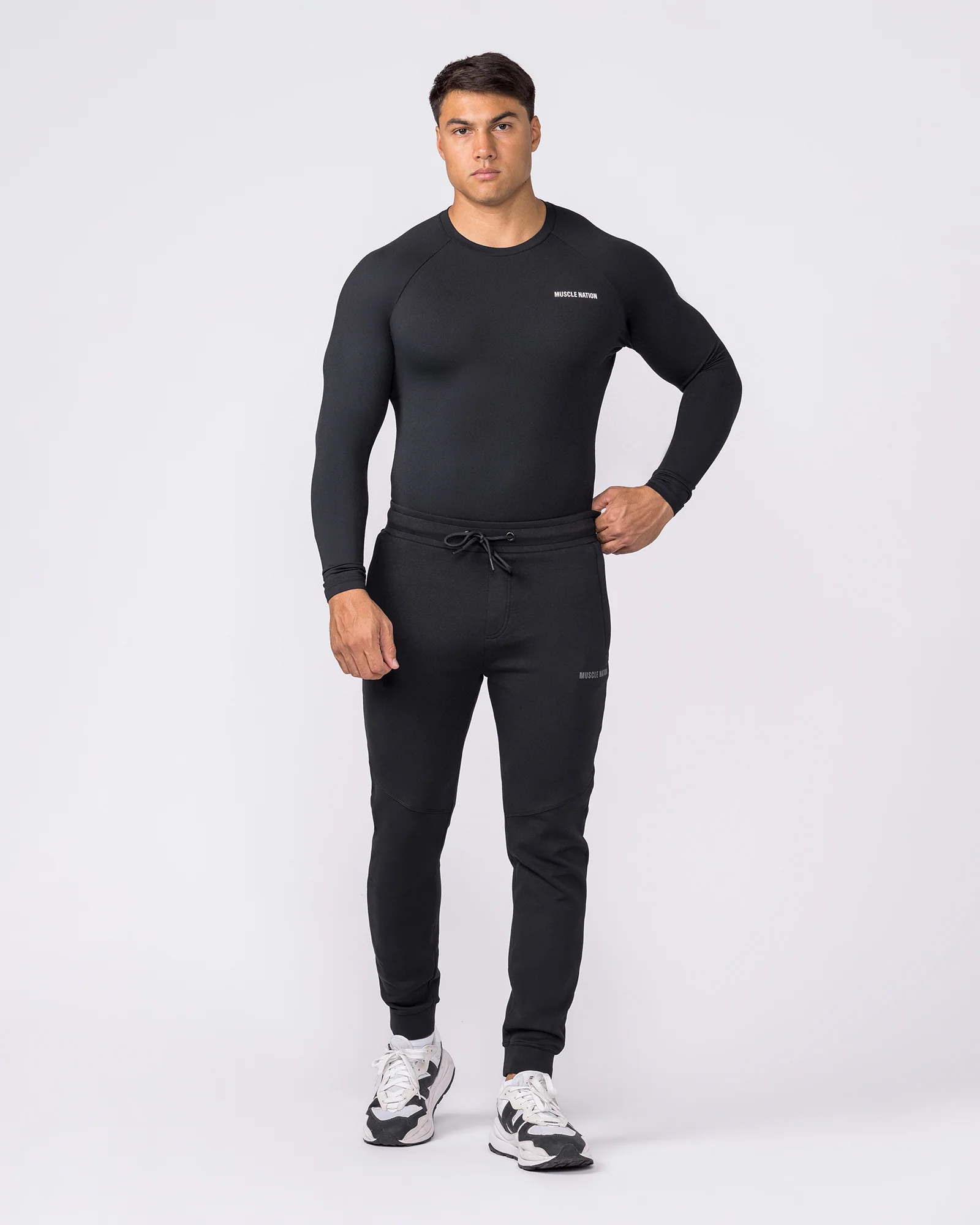 Apex Long Sleeve Tee - Black - Image 6