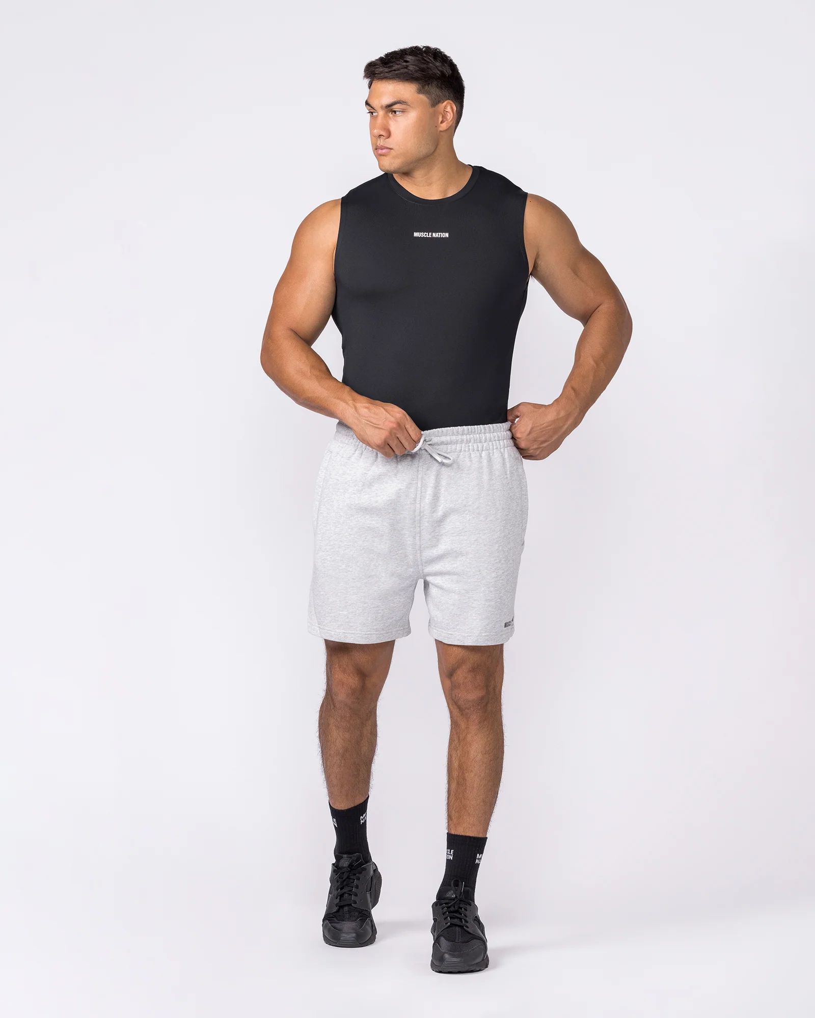 Apex Sleeveless Tee - Black - Image 6