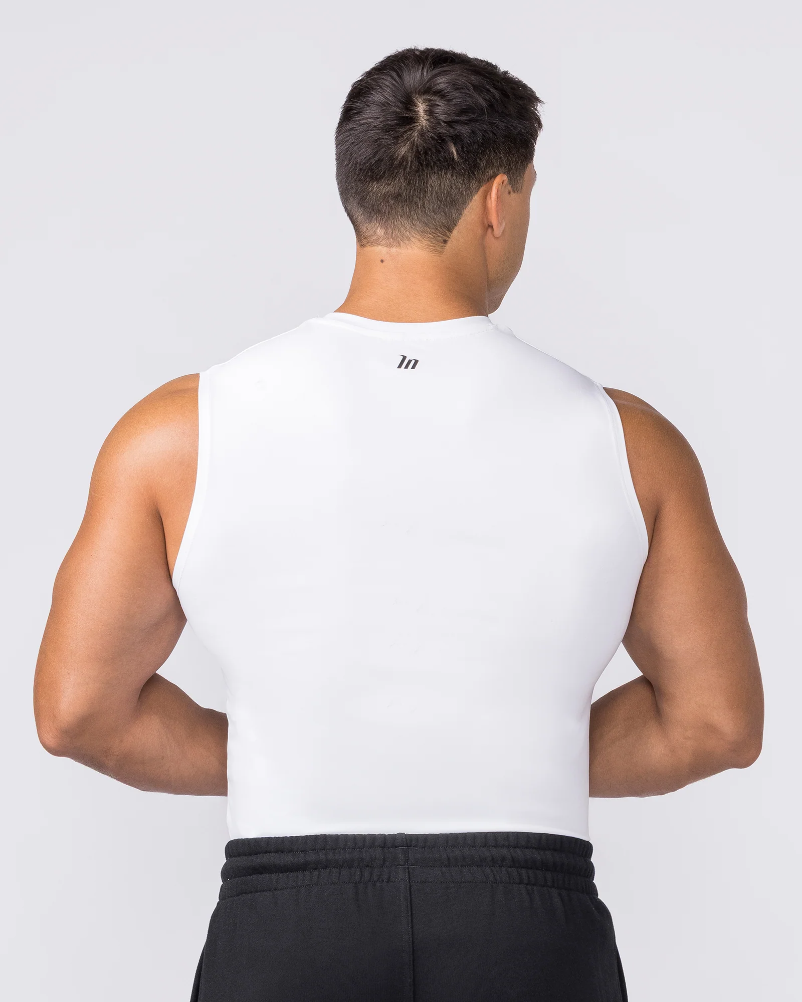 Apex Sleeveless Tee - White - Image 4