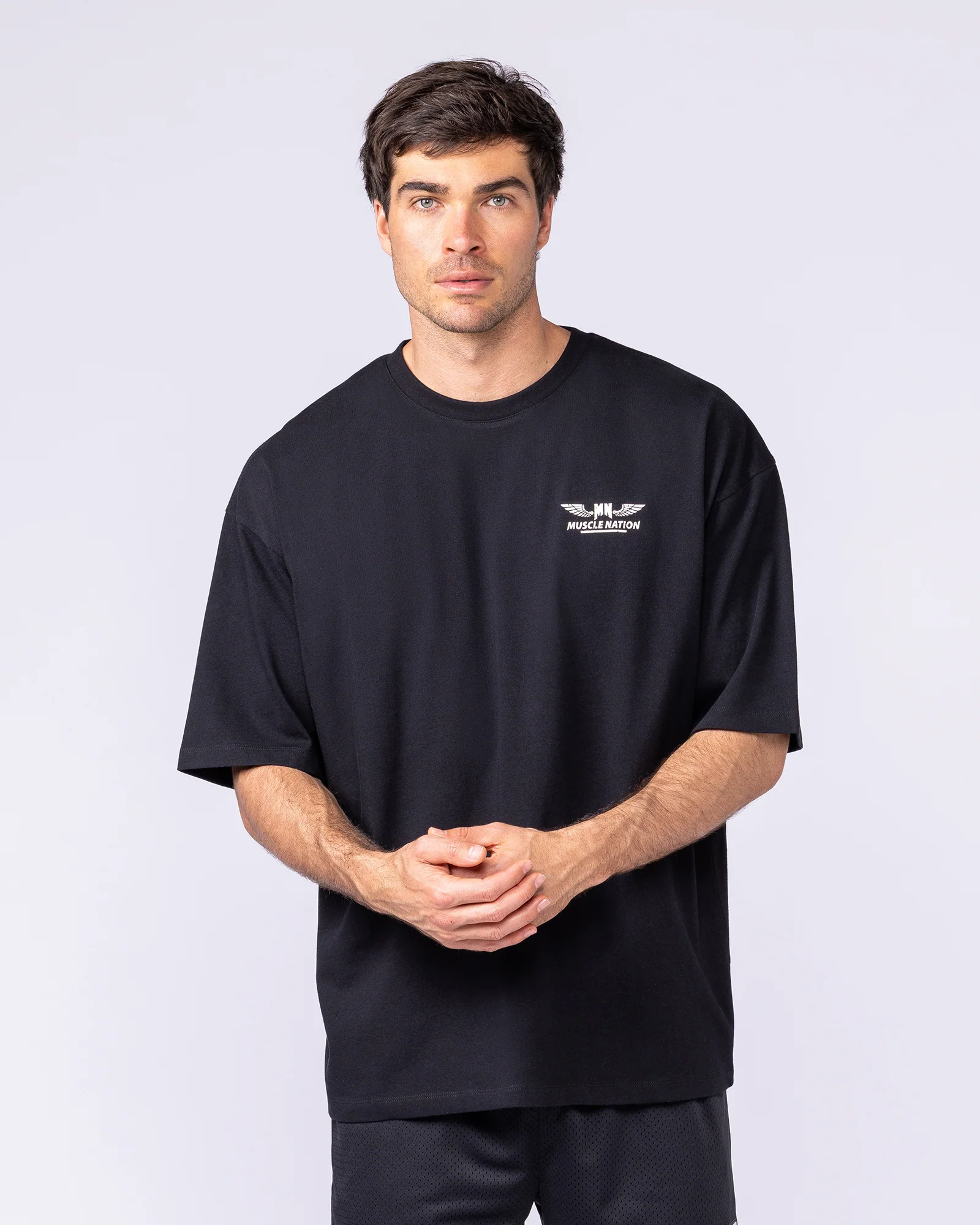 Archives Oversized Tee - Black - Image 3