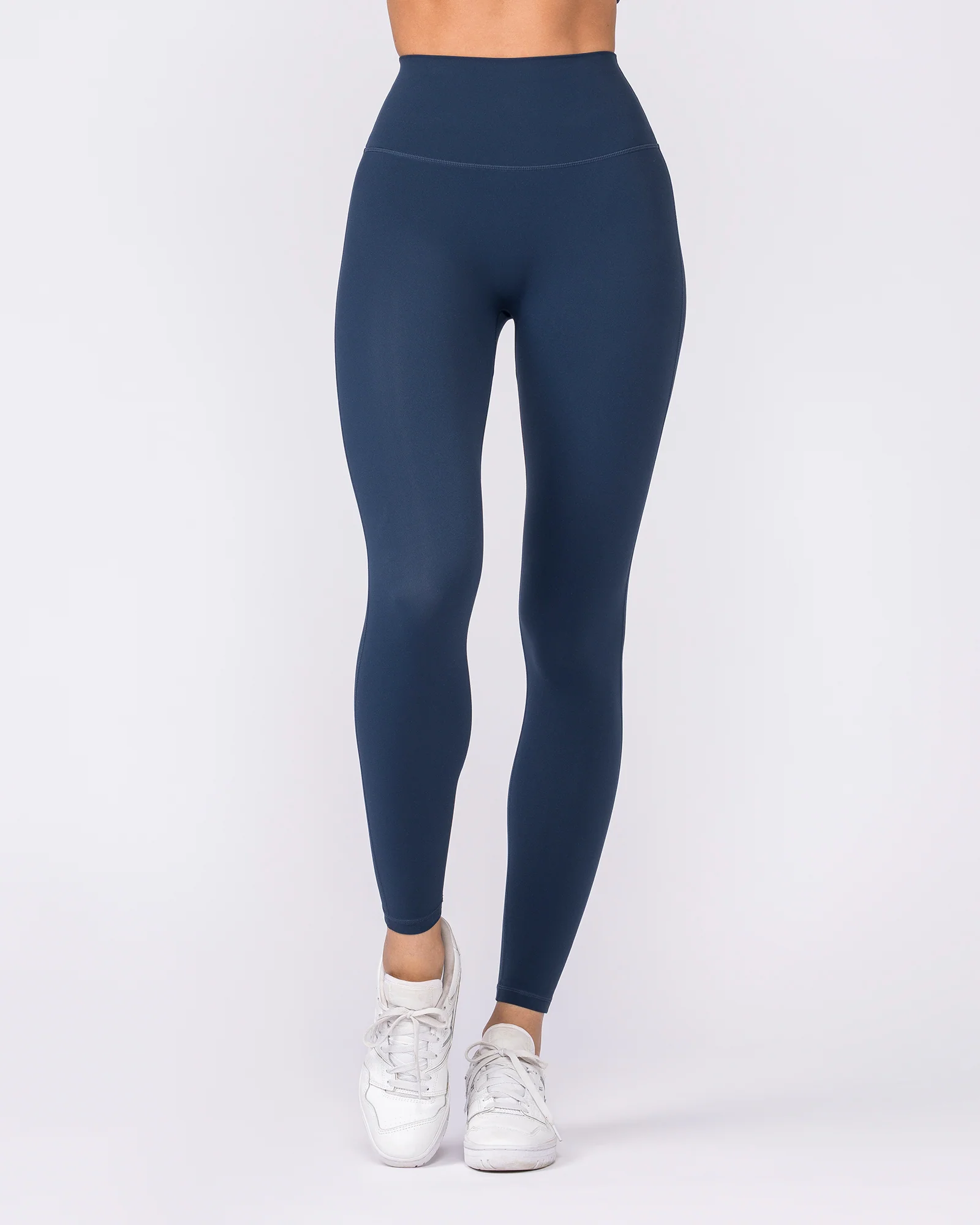 Aura Peachy High Invisible Scrunch Ankle Leggings - Navy - Image 5