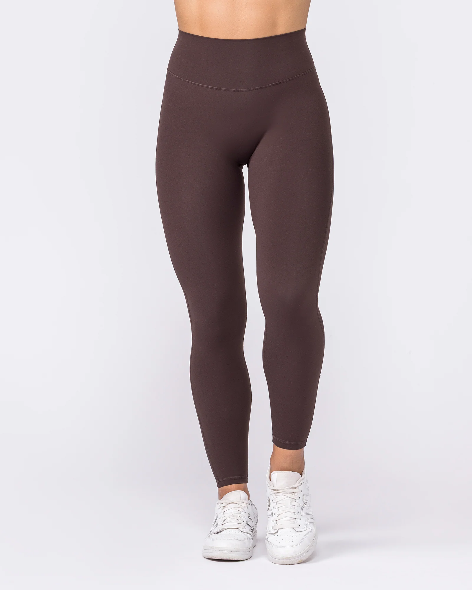 Aura Peachy Invisible Scrunch Ankle Leggings - Cocoa - Image 4