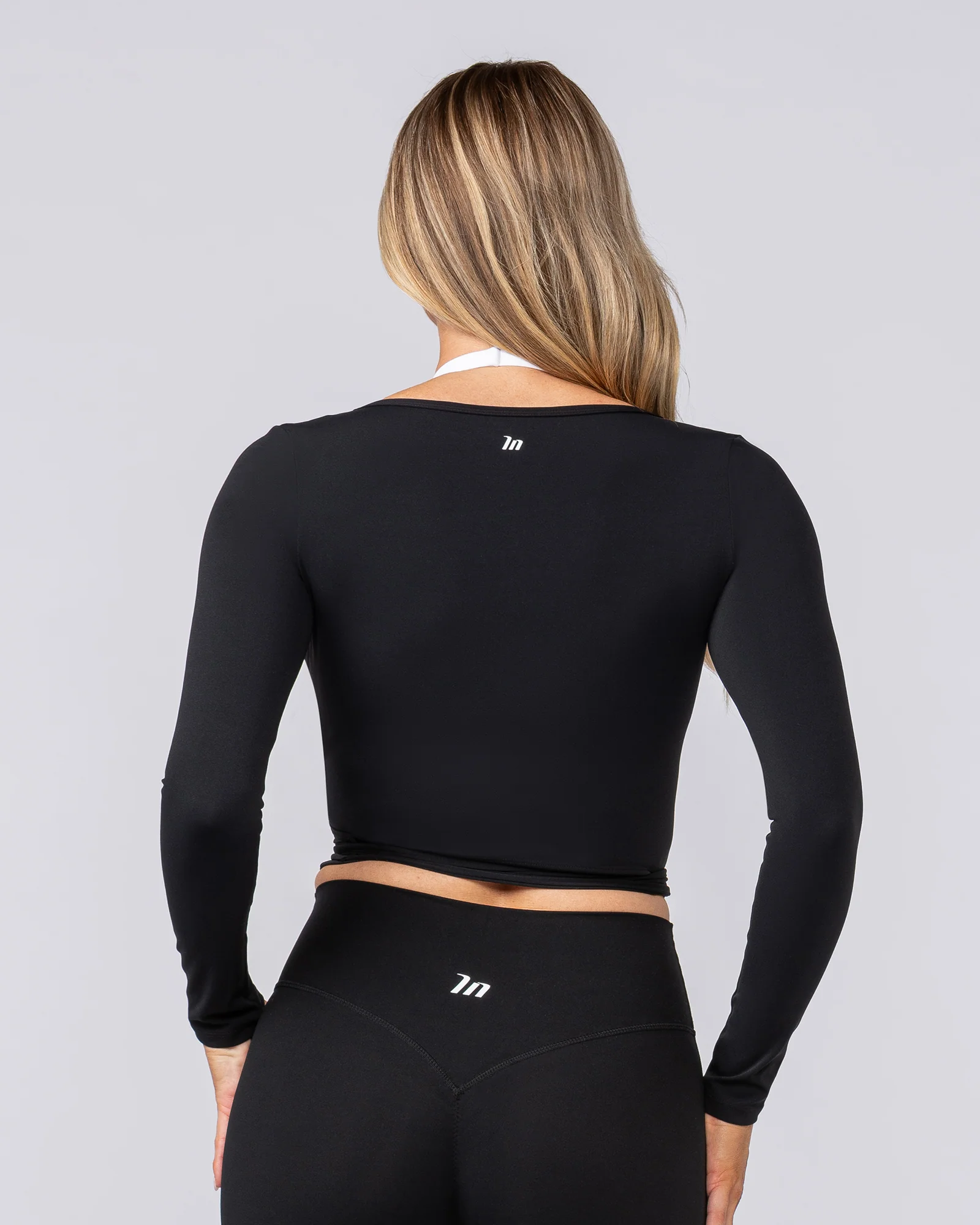 Bliss Wrap Top - Black - Image 4