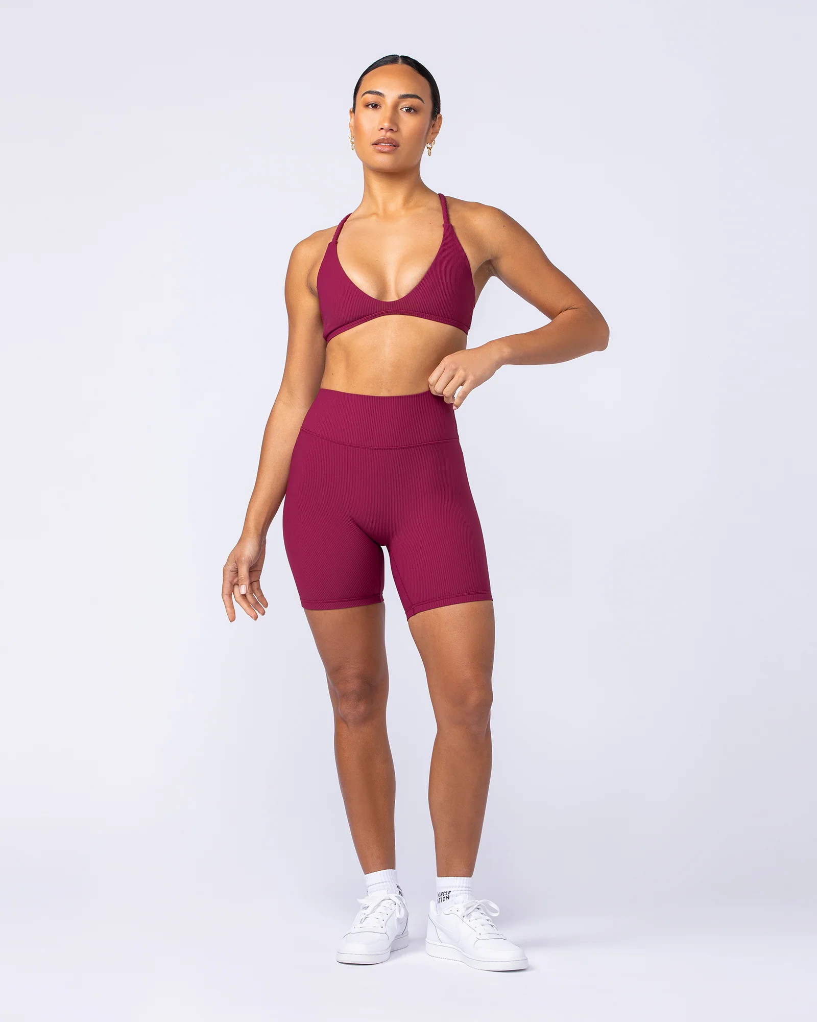 Breeze Rib Bralette - Rose Bud - Image 7