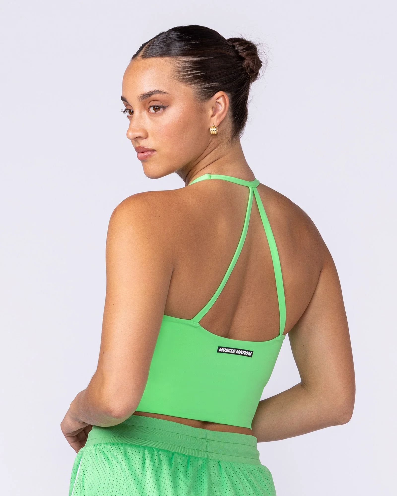 Captivate Bra Tank - Key Lime - Image 2