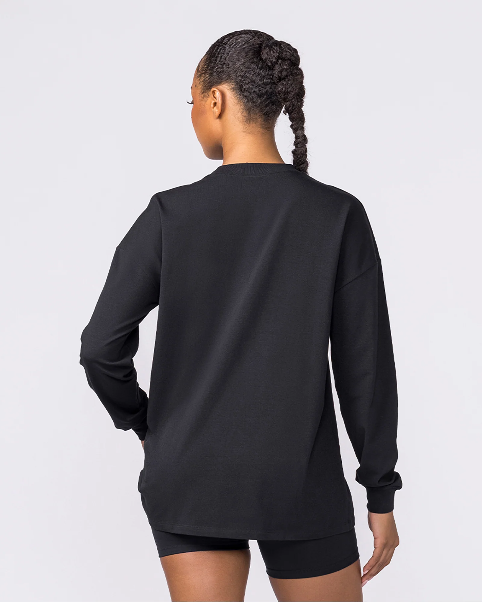 Classic Long Sleeve Top - Black - Image 5