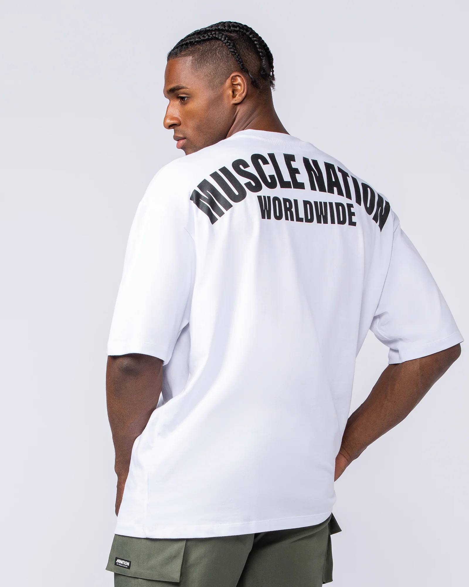 Classic Oversized Tee - White - Image 4