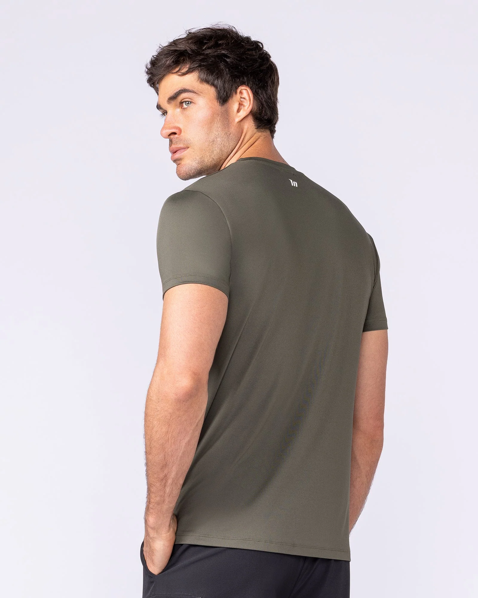 Climaflex Active Tee - Dark Khaki - Image 2