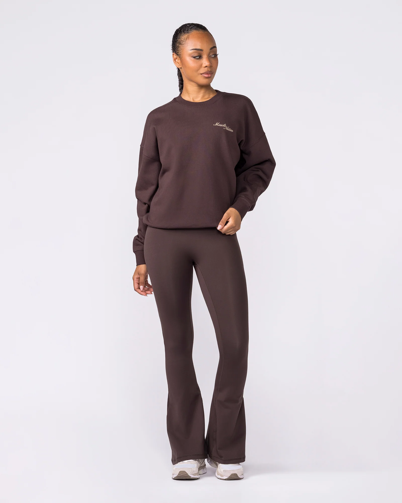 Collective Boxy Pullover - Cocoa - Image 5