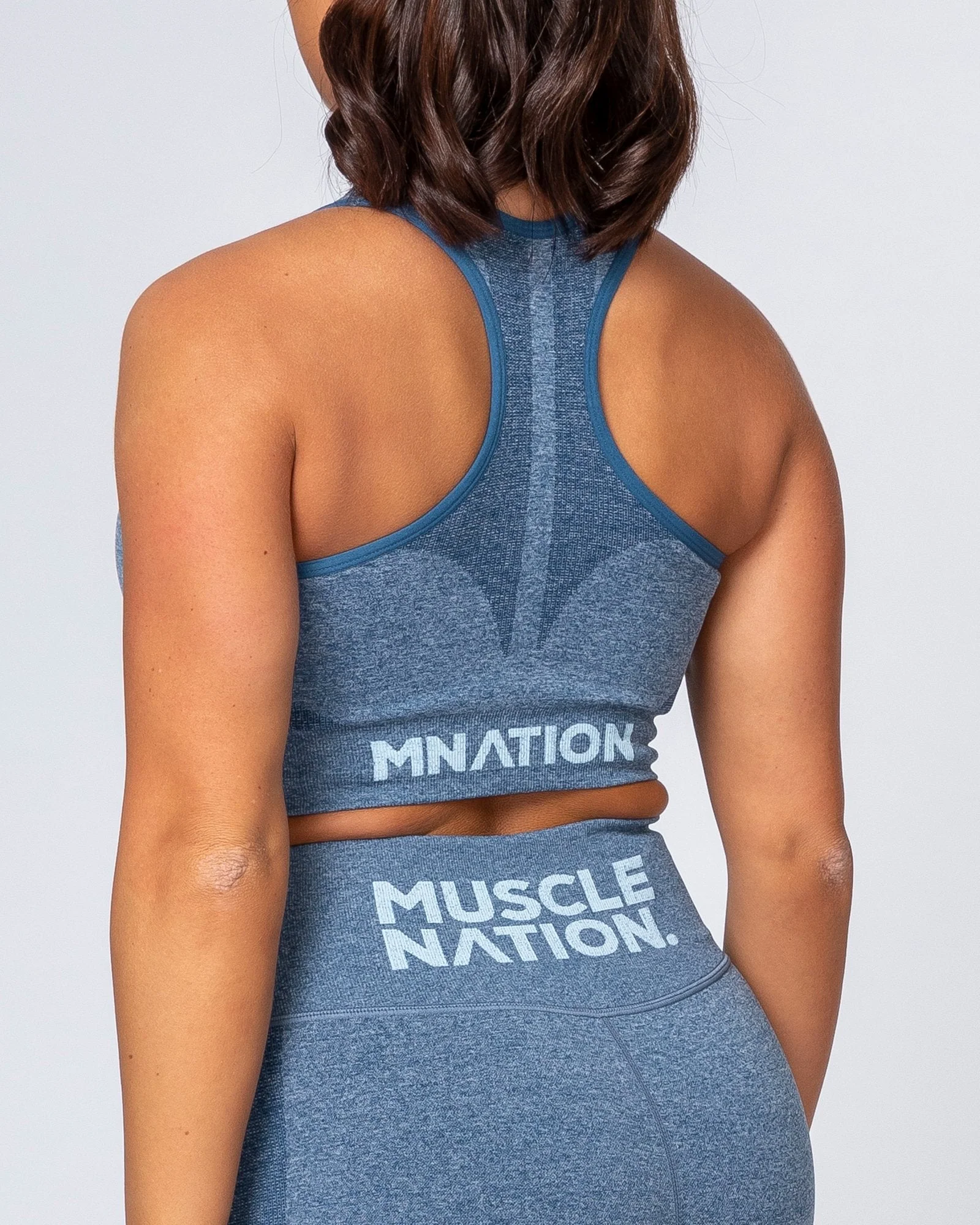 Comfort Seamless Bra - Navy Marl - Image 6