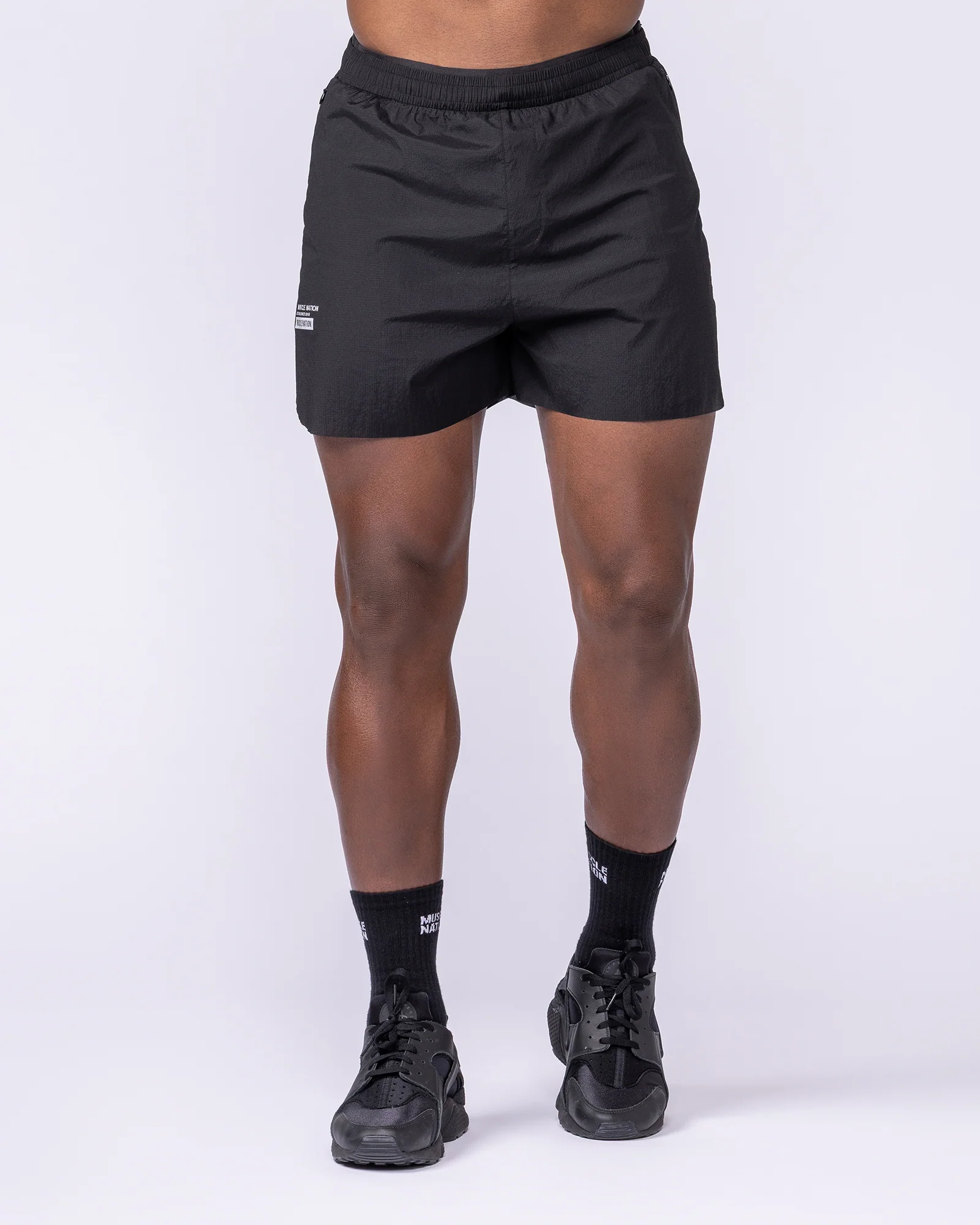 Compete 3" Run Shorts - Black - Image 3
