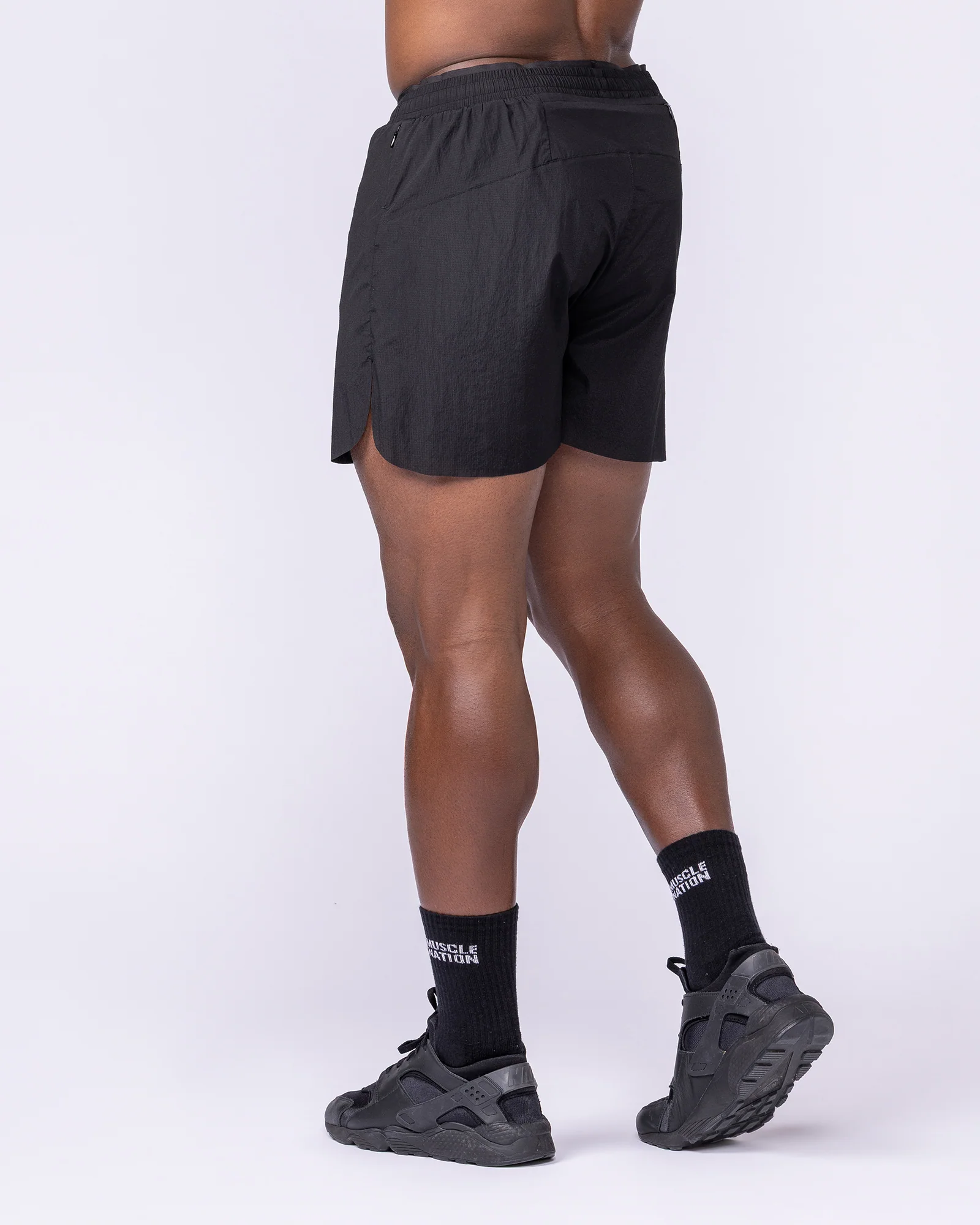 Compete 3" Run Shorts - Black - Image 5