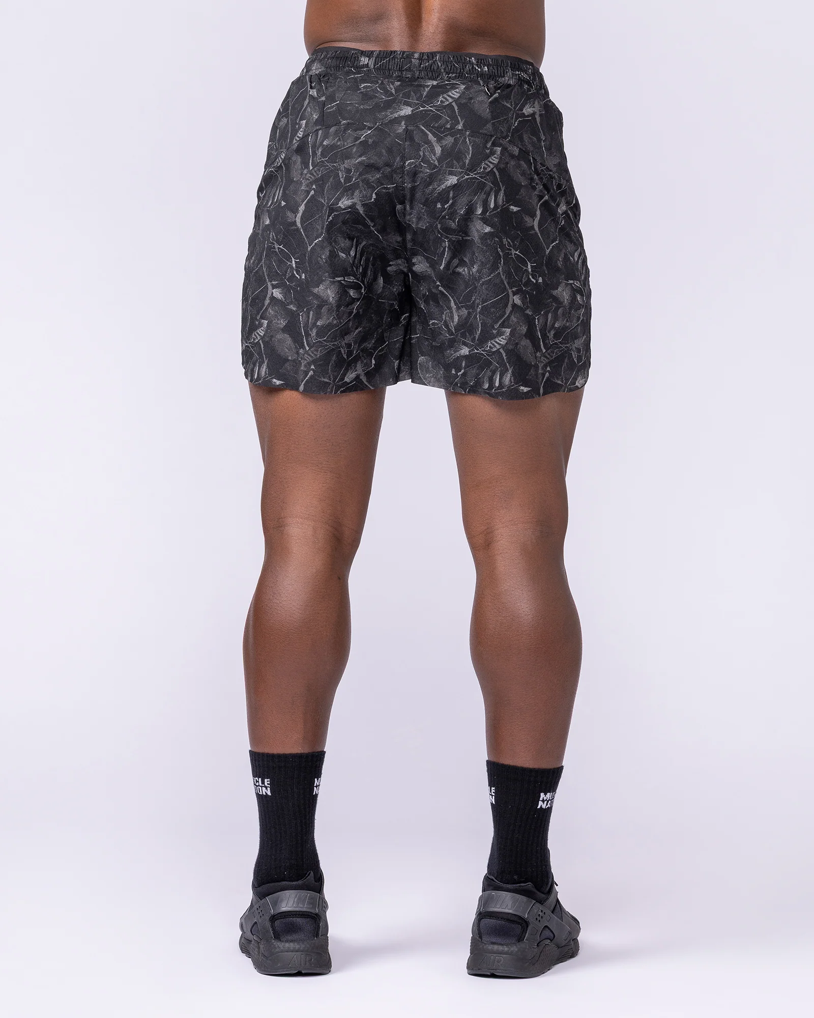 Compete 3" Run Shorts - Tree Camo Monochrome - Image 7
