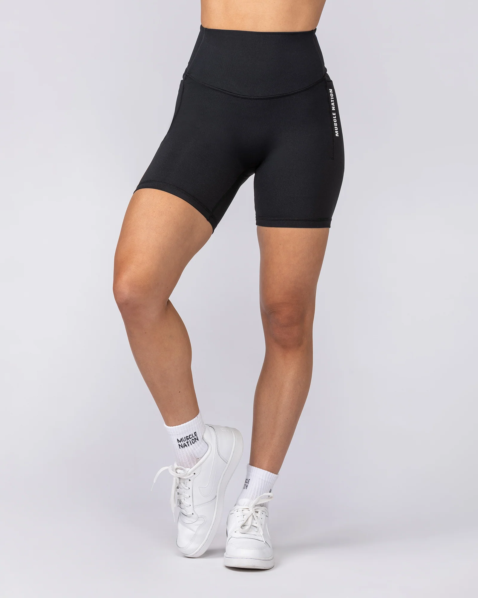 Core Pocket Bike Shorts - Black - Image 2