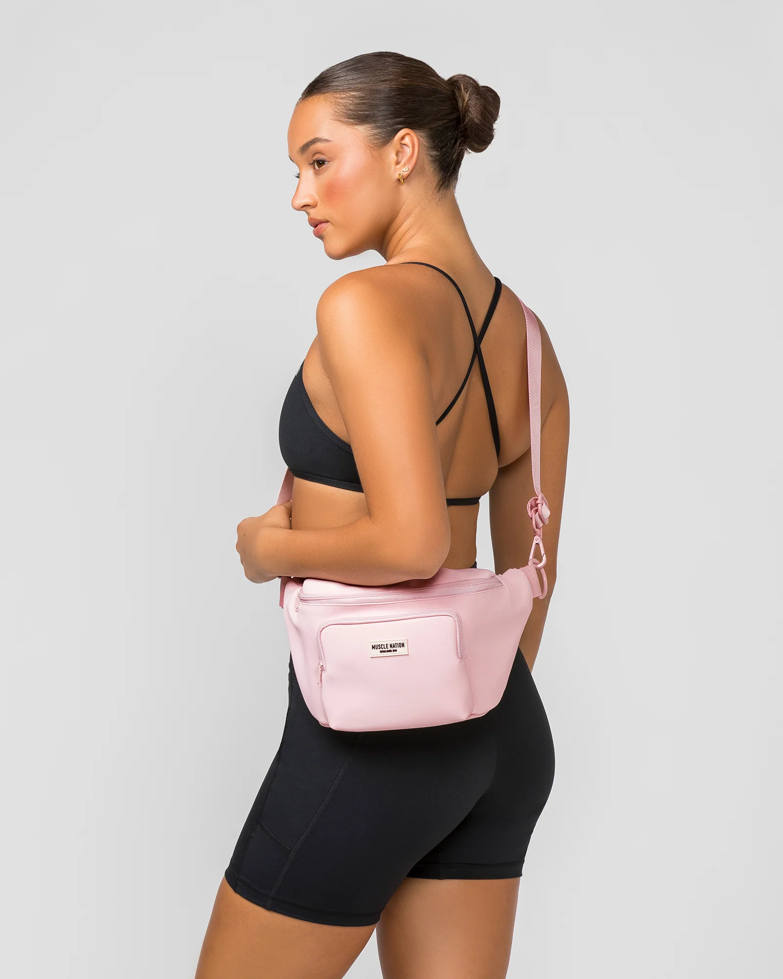 Cross Body Bag - Pale Pink - Image 5