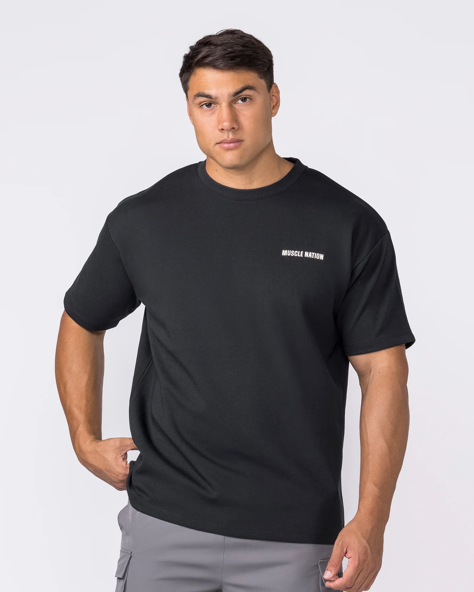 Daily Regular Fit Tee - Black - Image 3
