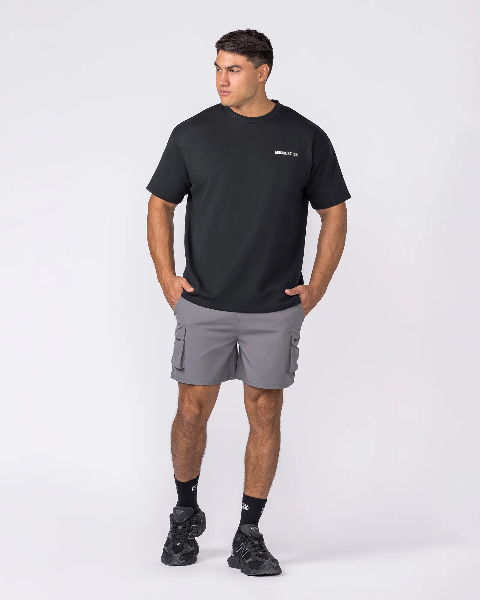 Daily Regular Fit Tee - Black - Image 6