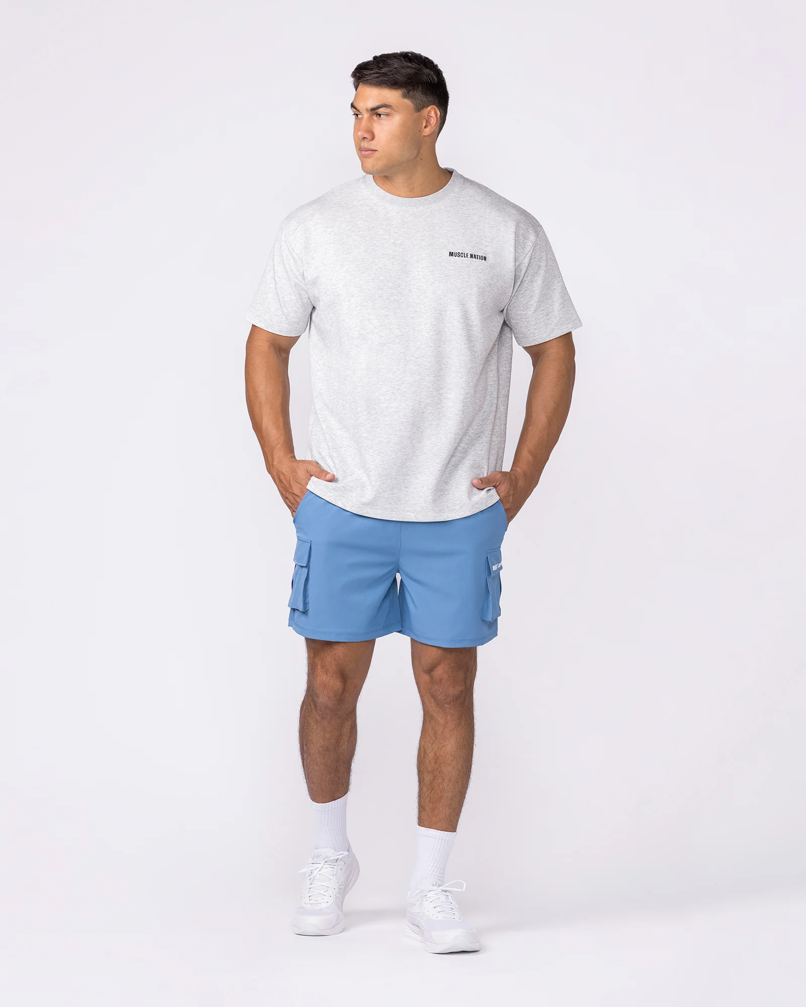 Daily Regular Fit Tee - Grey Marl - Image 5