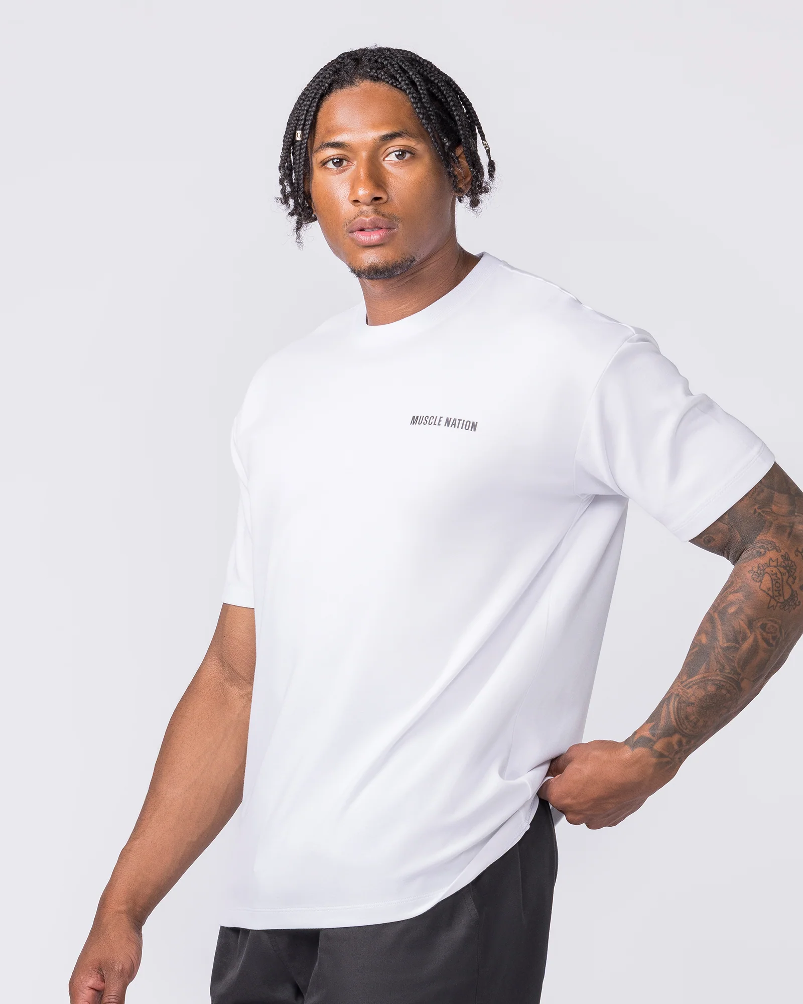 Daily Regular Fit Tee - White - Image 4