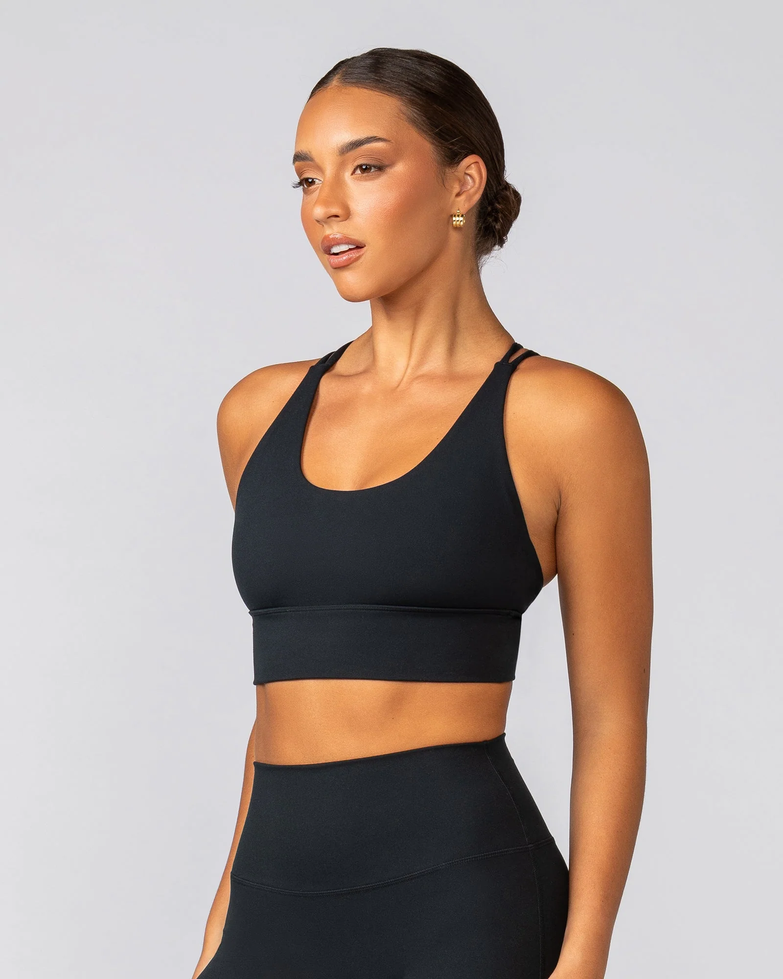 Dash Longline Bra - Black - Image 2