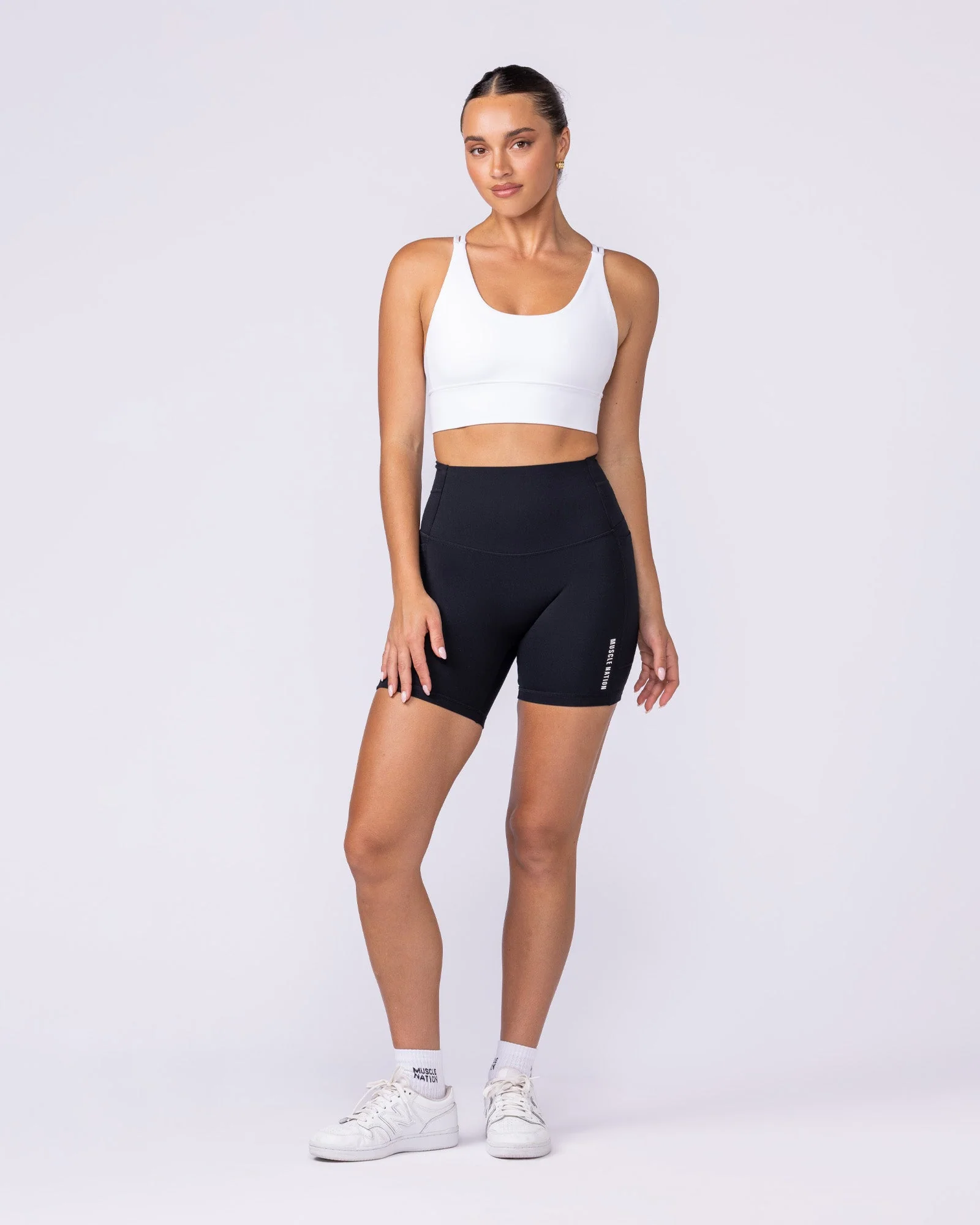 Dash Longline Bra - White - Image 5
