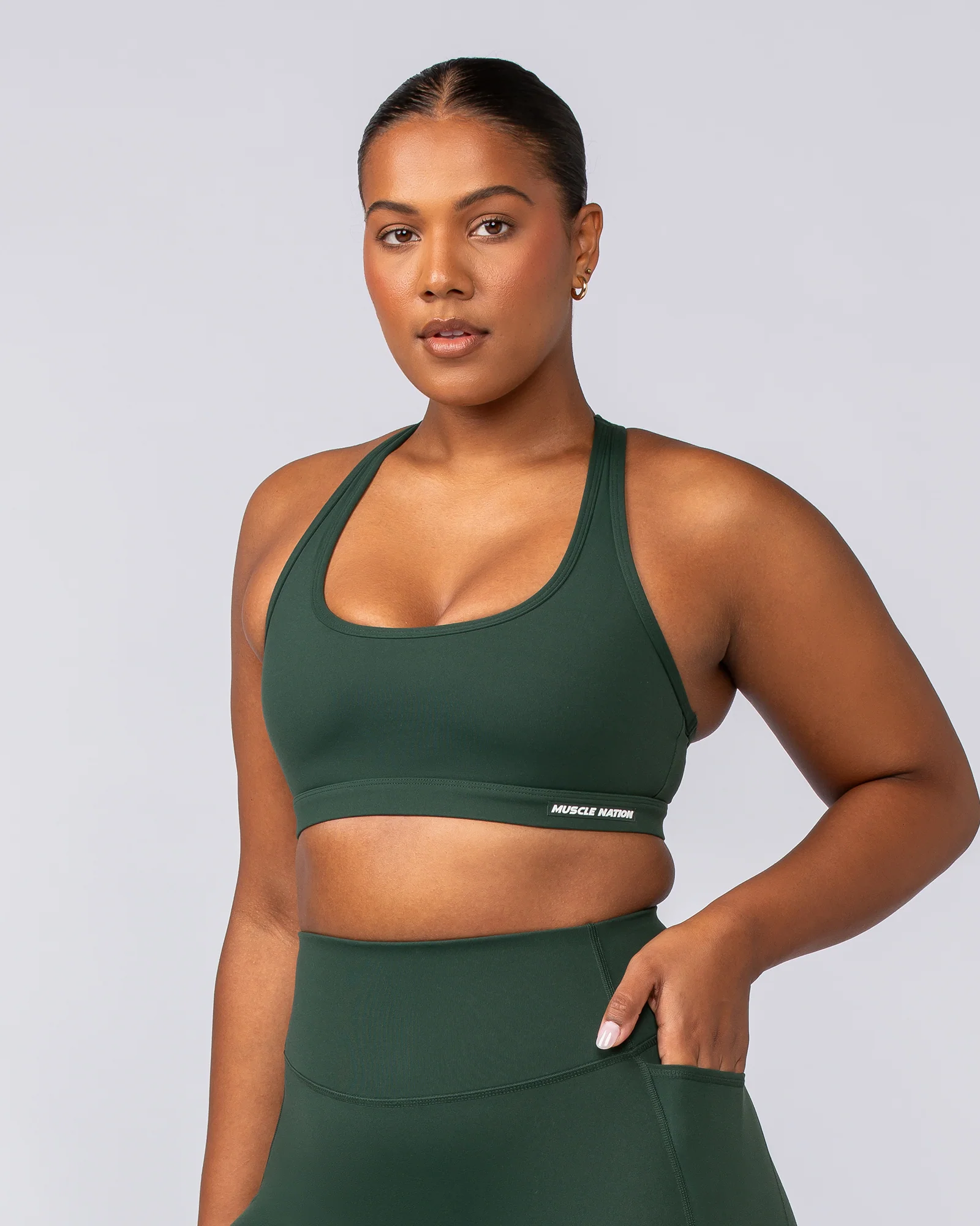 Drew Bra - Forest Green - Image 3