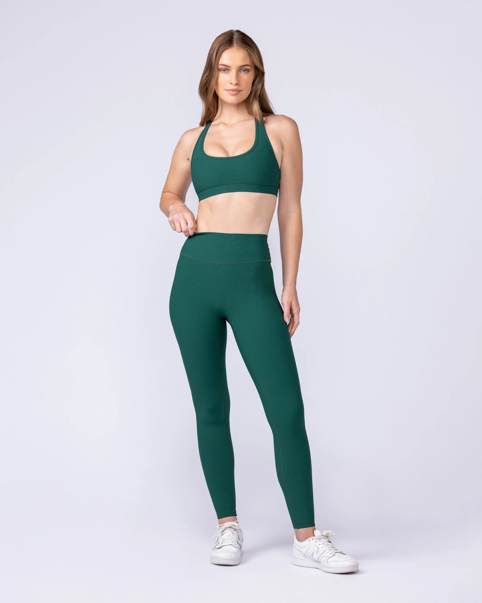 Drew Rib Bra - Evergreen - Image 5