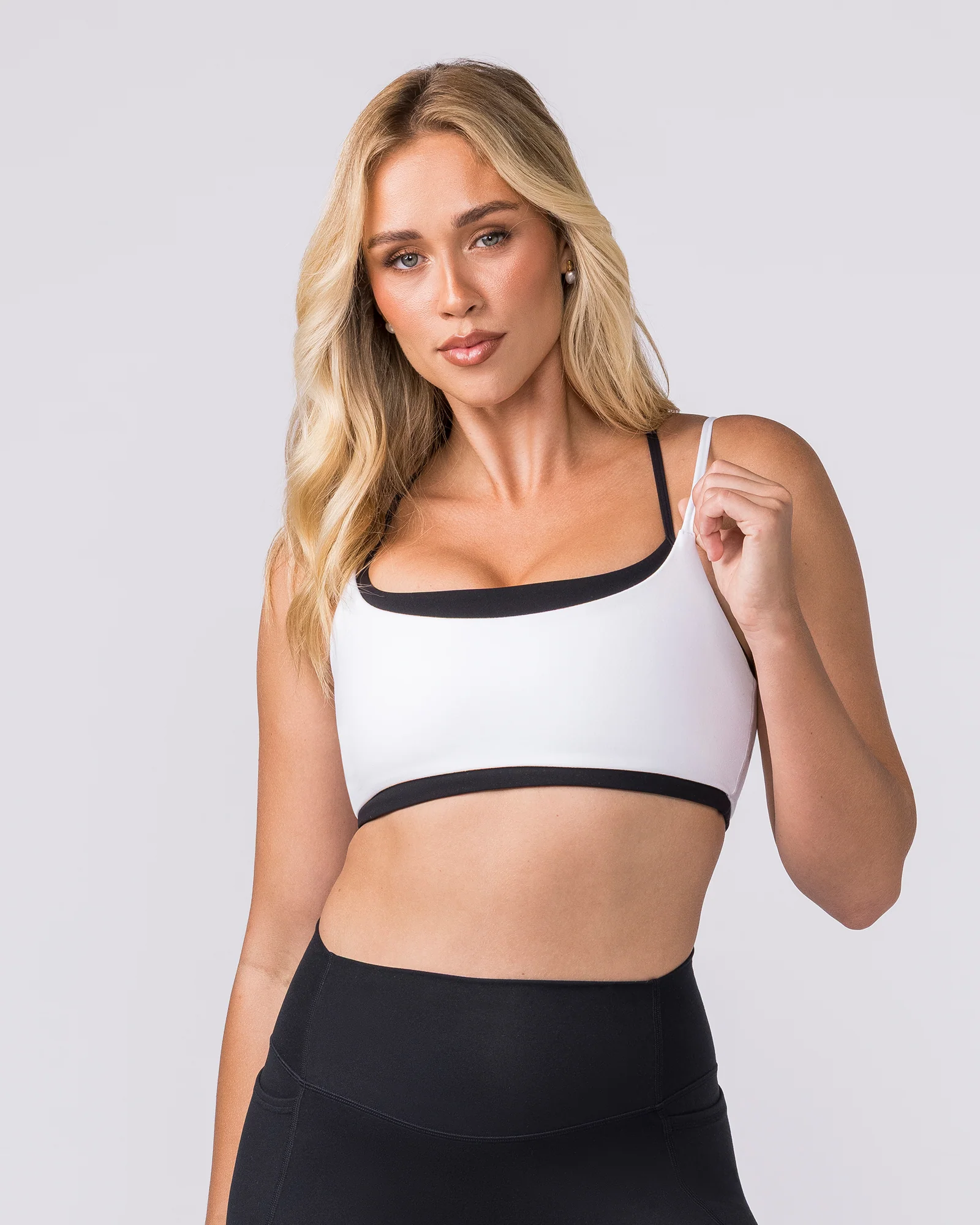 Duo Bralette - Black/White - Image 3