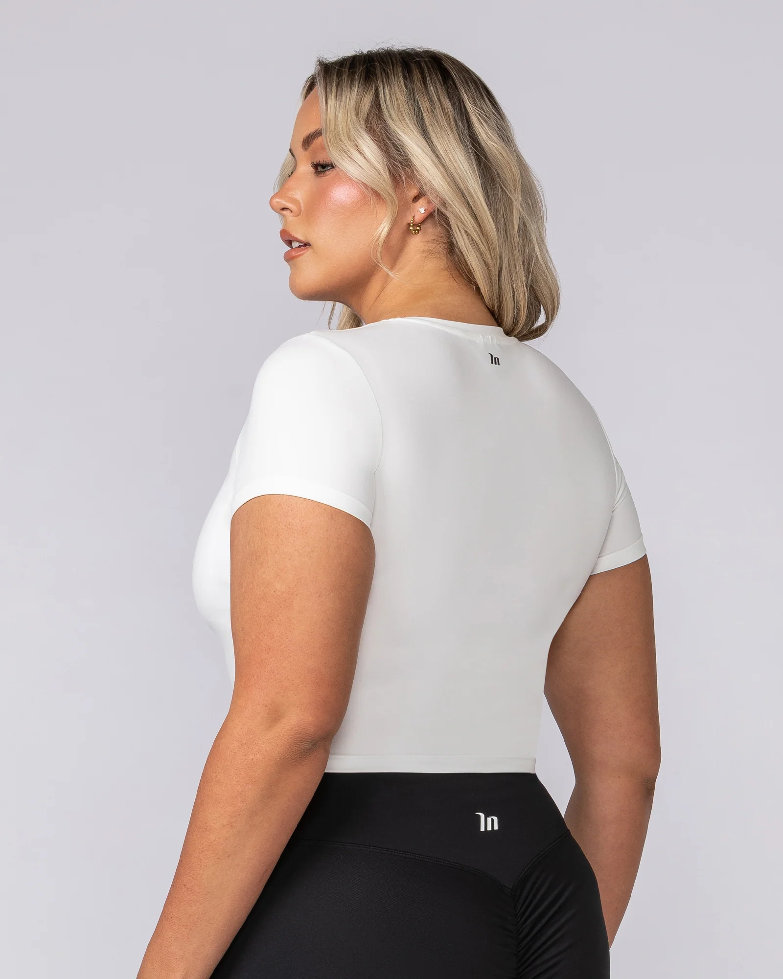 Essential Cropped Tee - Milk - Image 3