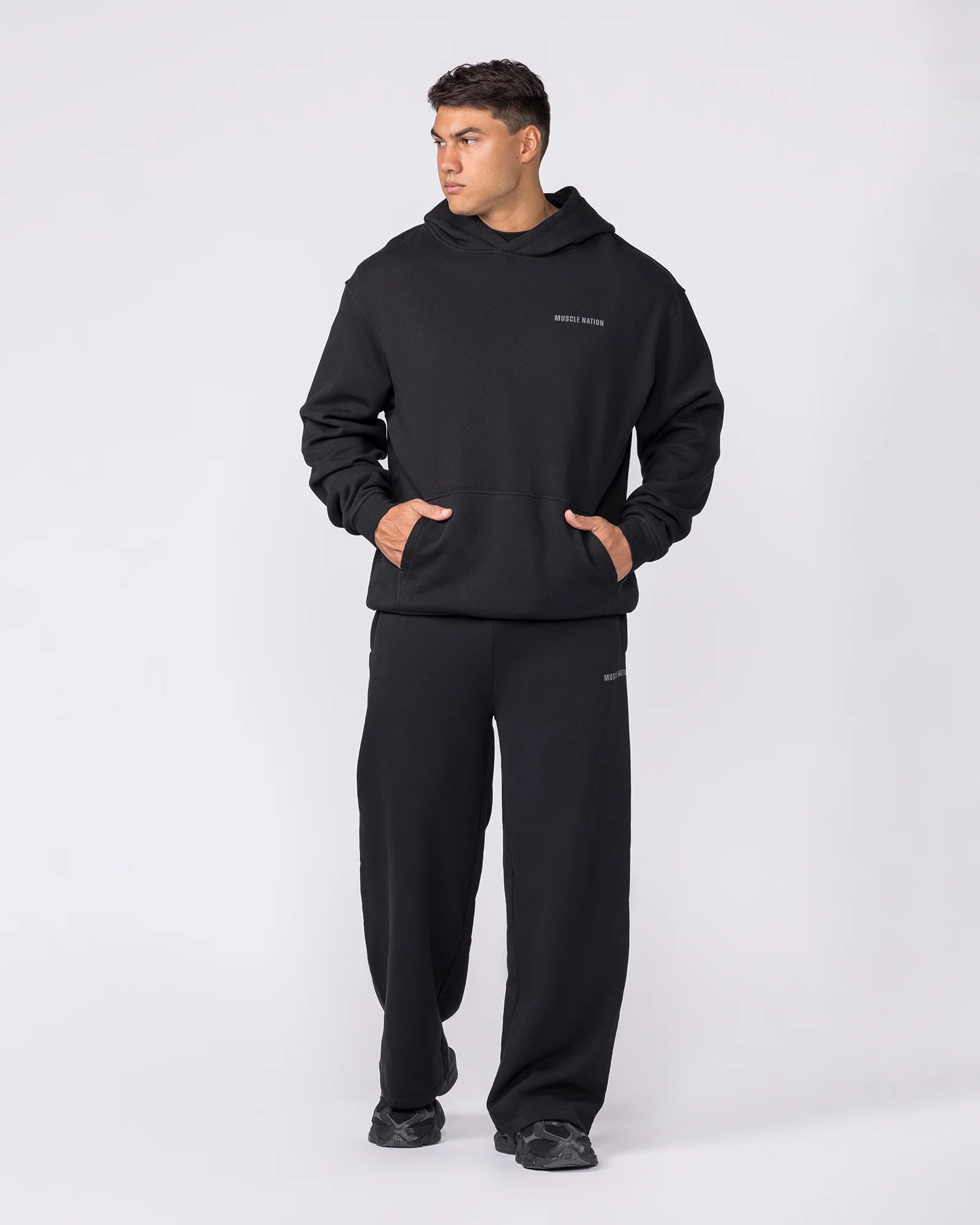 Essential Hoodie - Black - Image 6