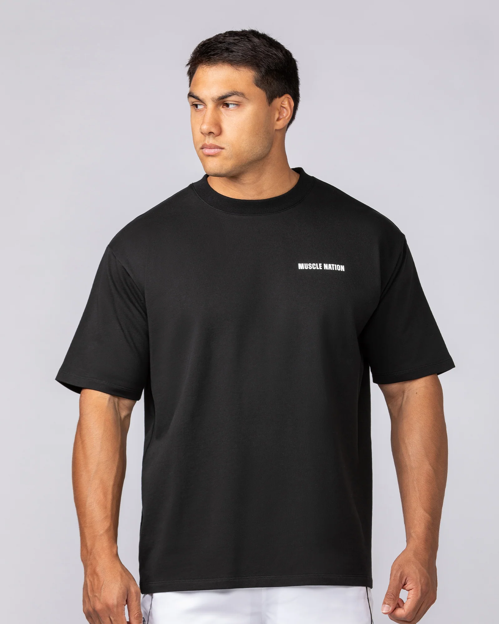 Essential Regular Fit Tee - Black - Image 3