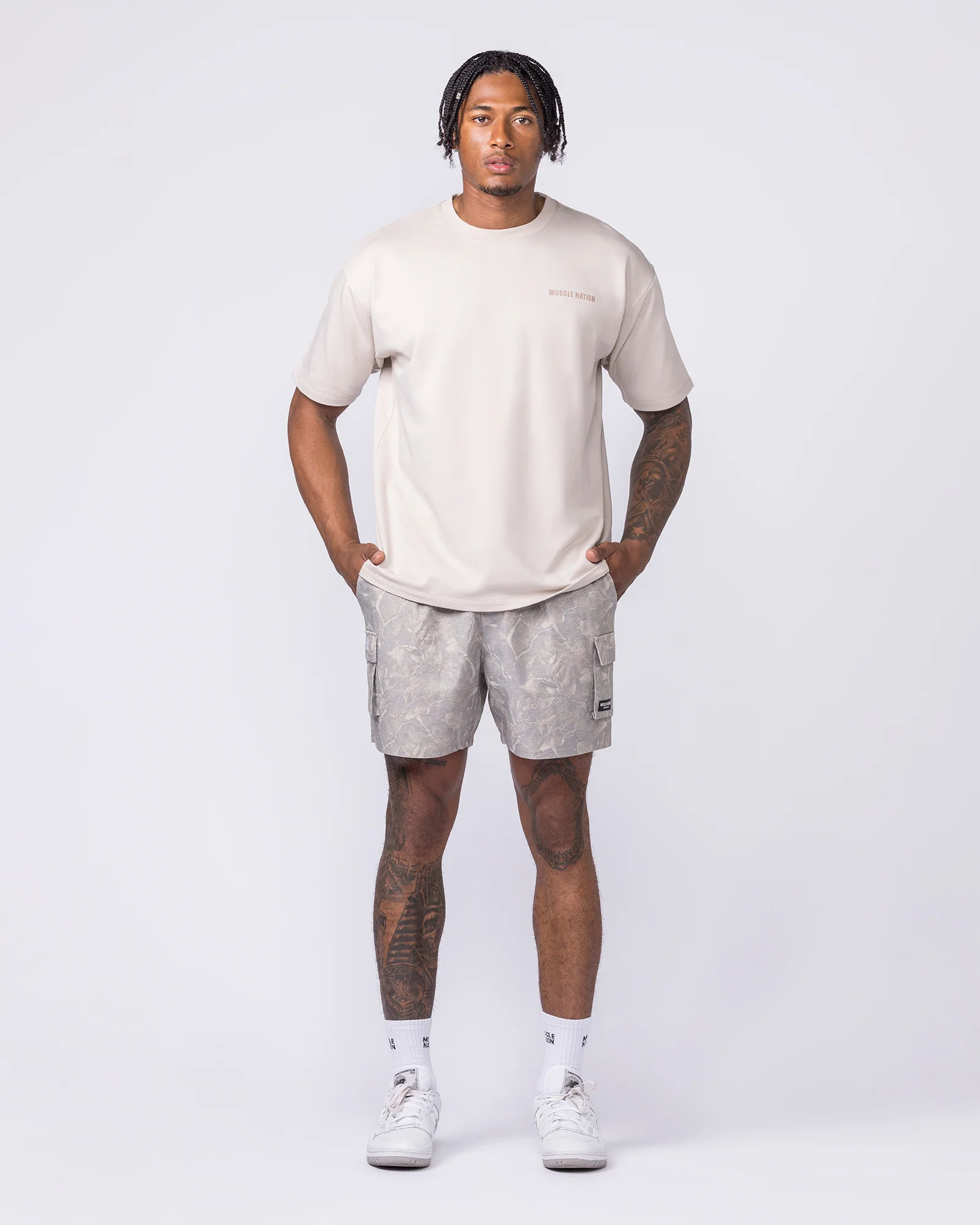 Essential Regular Fit Tee - Cream - Image 5