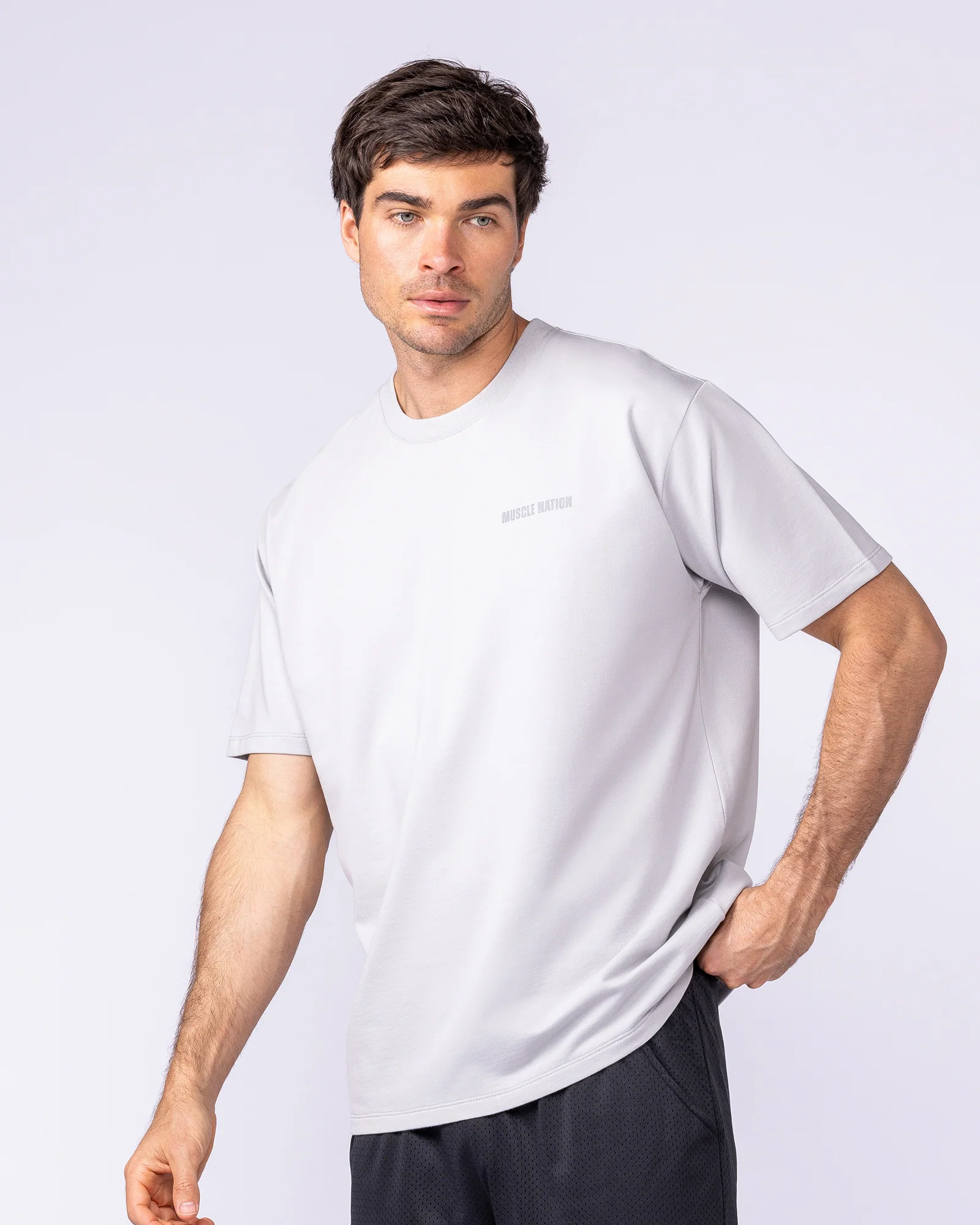 Essential Regular Fit Tee - Quiet Grey - Image 3