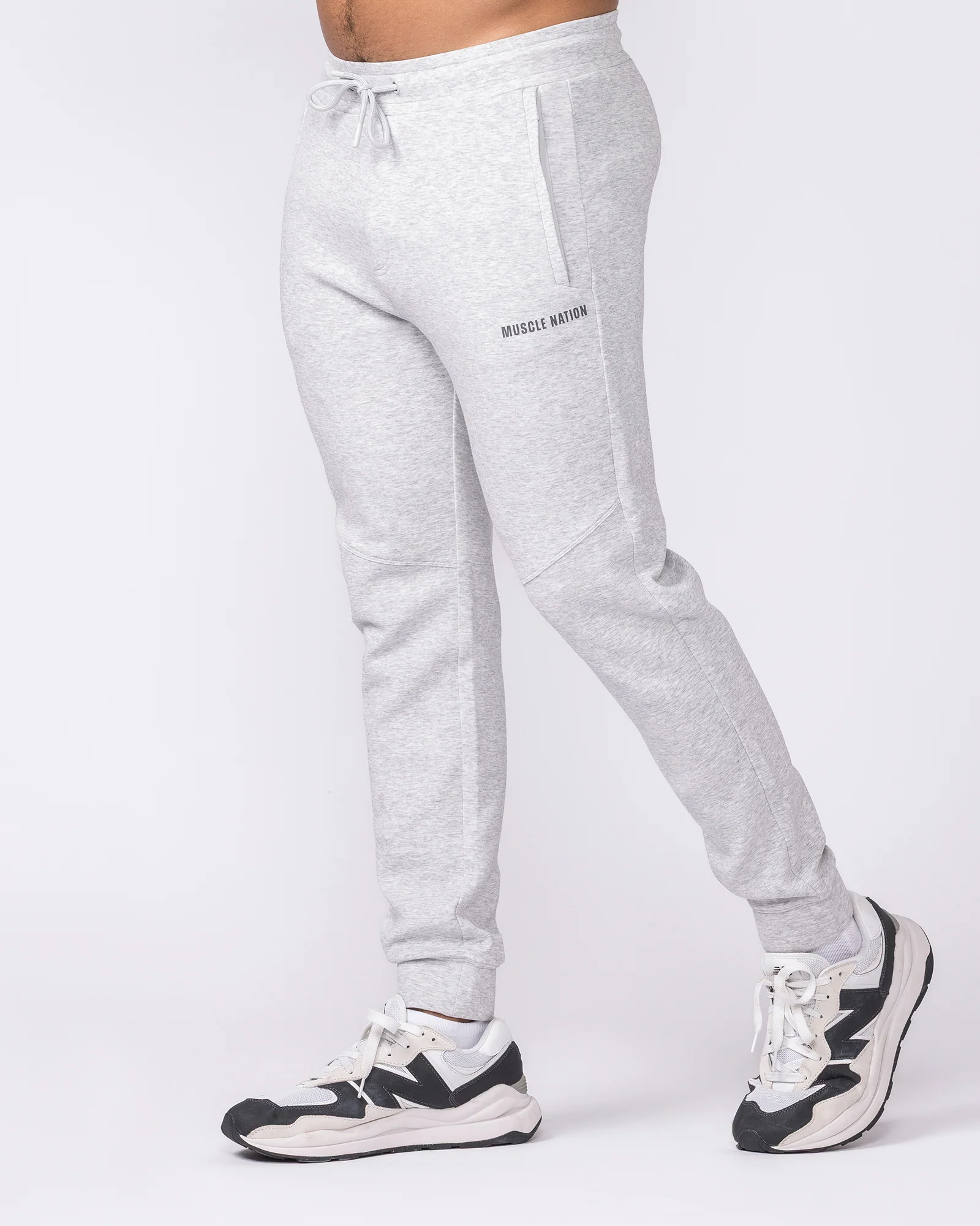 Essential Tech Pants - Grey Marl - Image 4