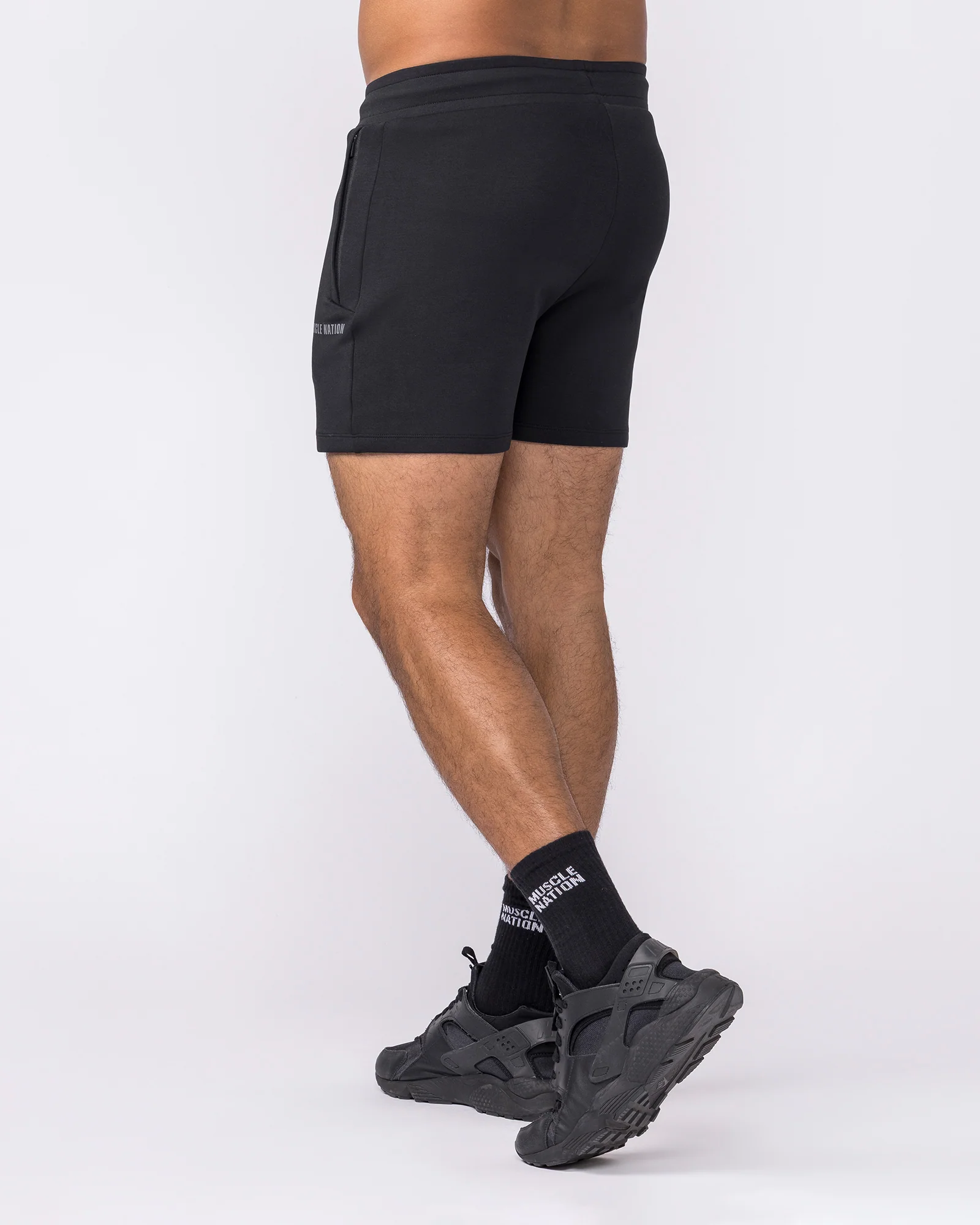Essential Tech Shorts - Black - Image 2