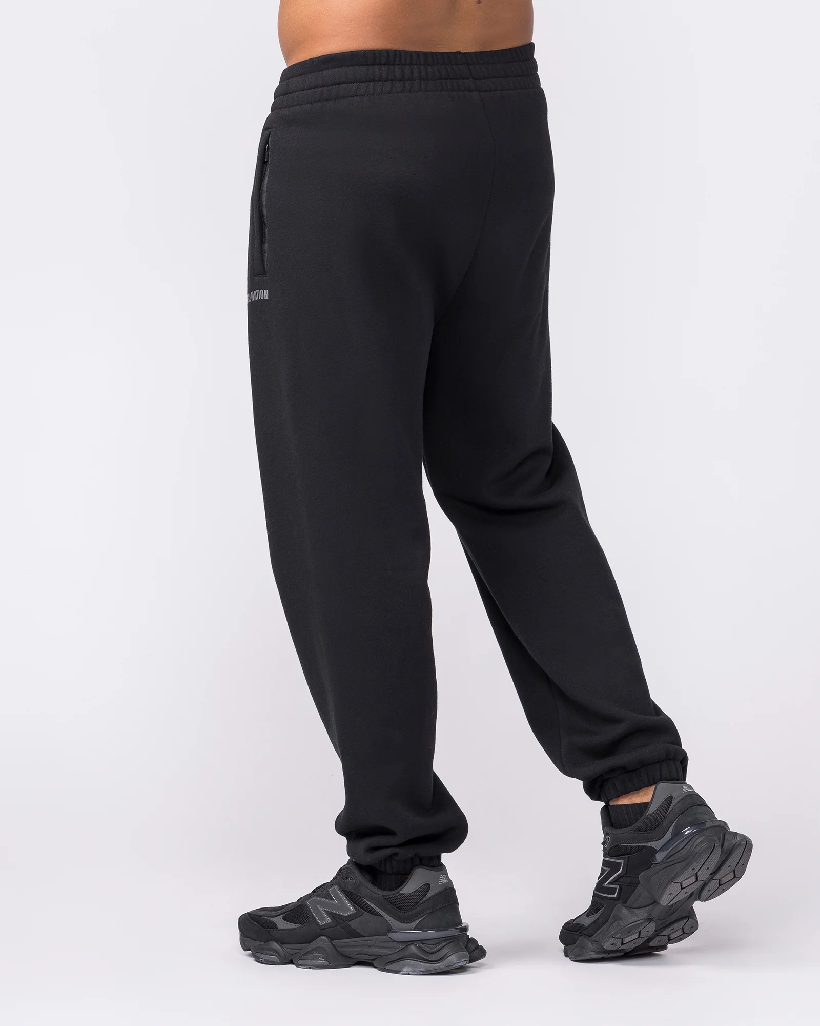 Essential Trackies - Black - Image 2