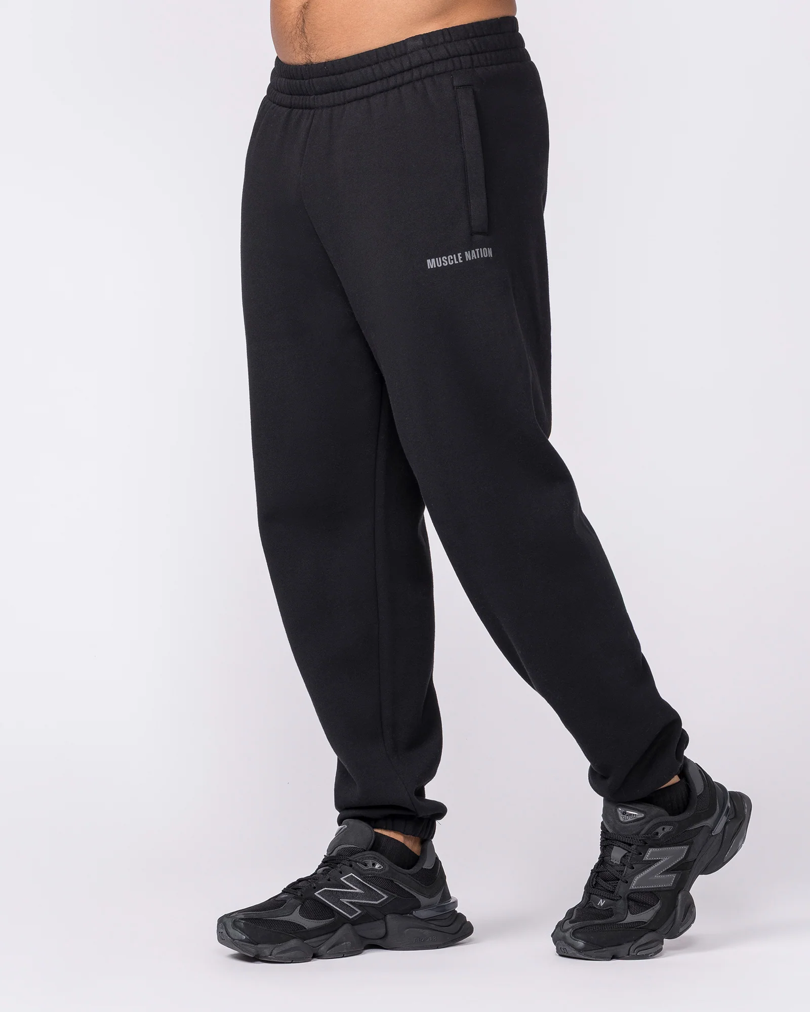 Essential Trackies - Black - Image 4