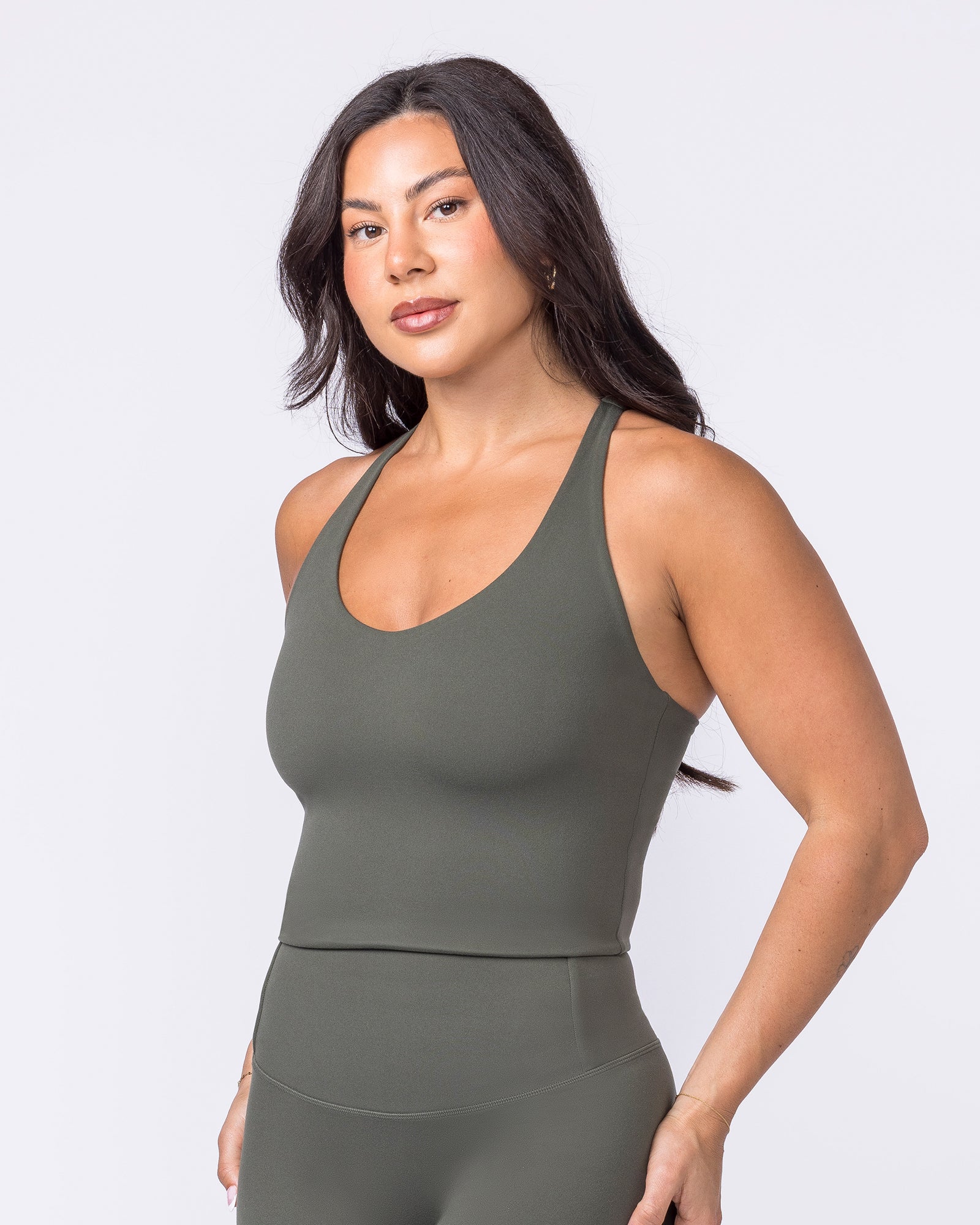 Everyday Form Cropped Tank - Eucalyptus - Image 3