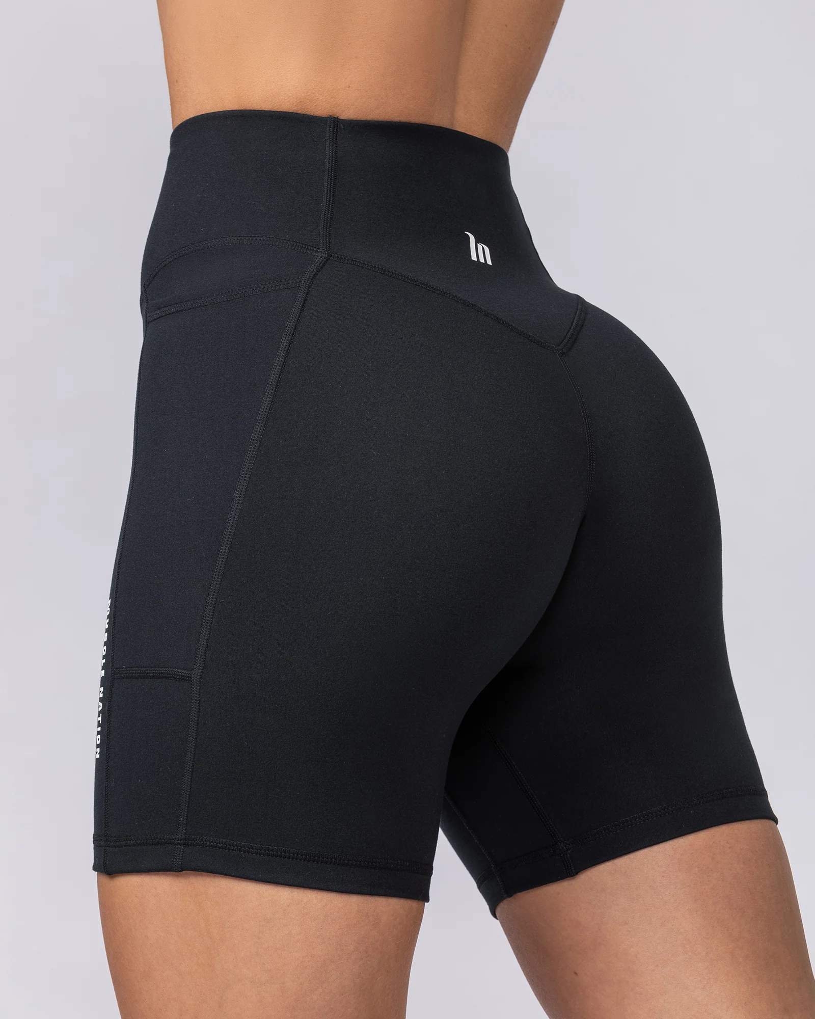 Everyday Pocket Bike Shorts - Black - Image 4